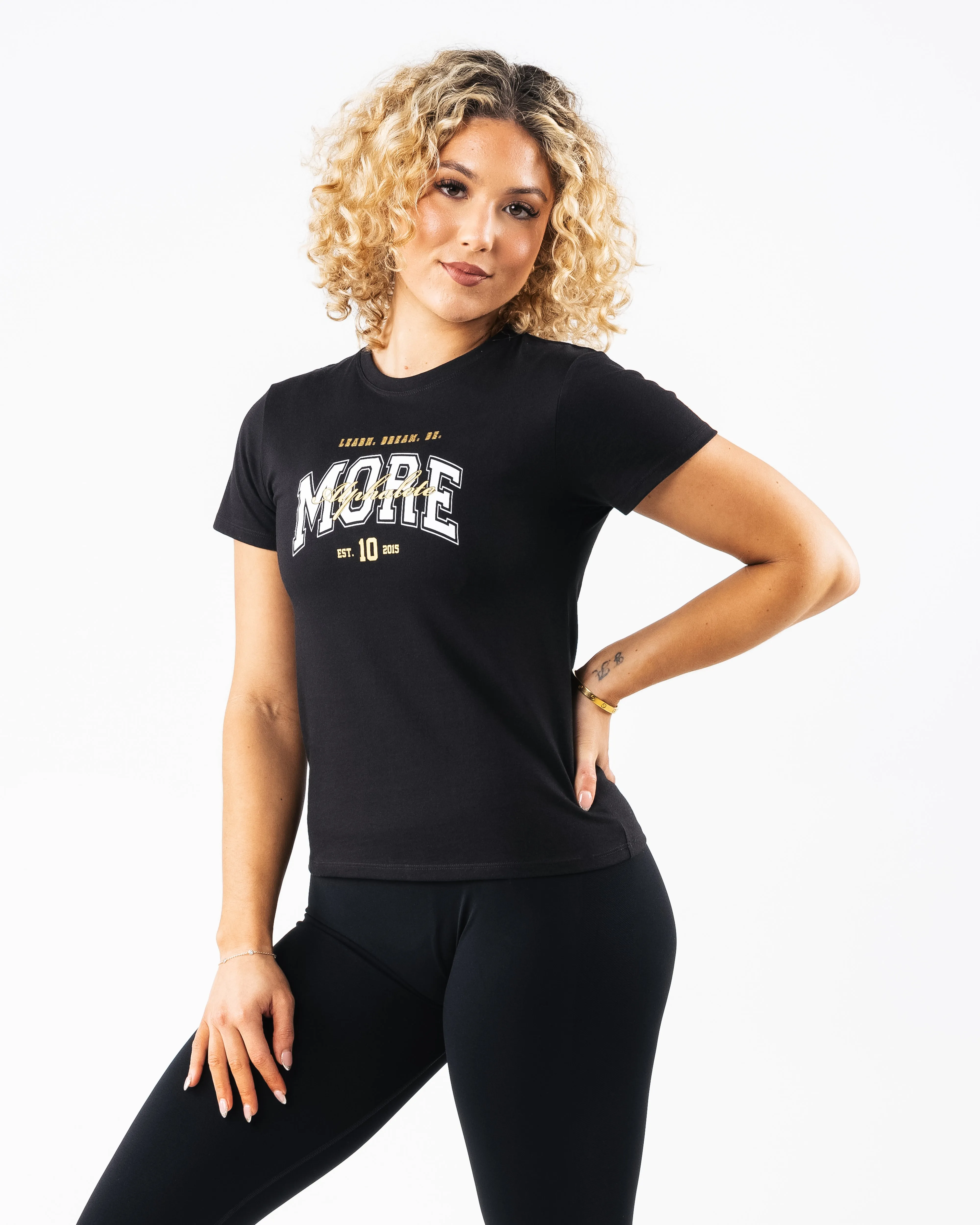 Core Tee - Black Alphalete Athletics