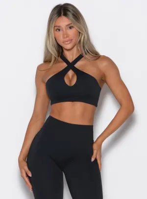 Cross Over Halter Bra Bombshell