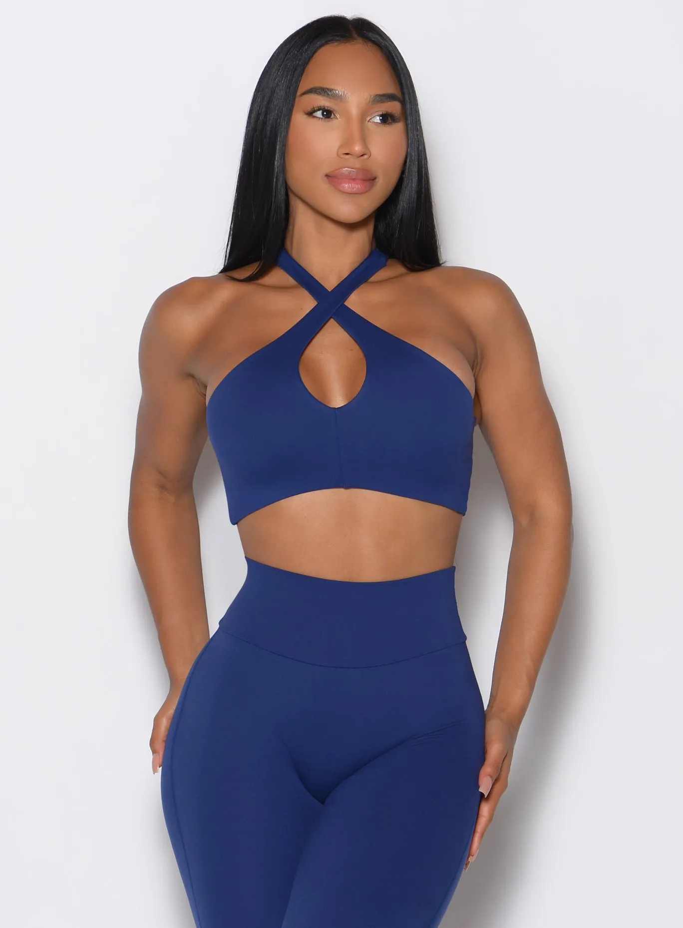 Cross Over Halter Bra Bombshell