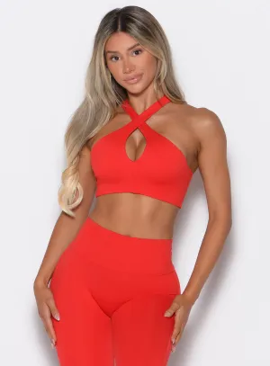 Cross Over Halter Bra Bombshell