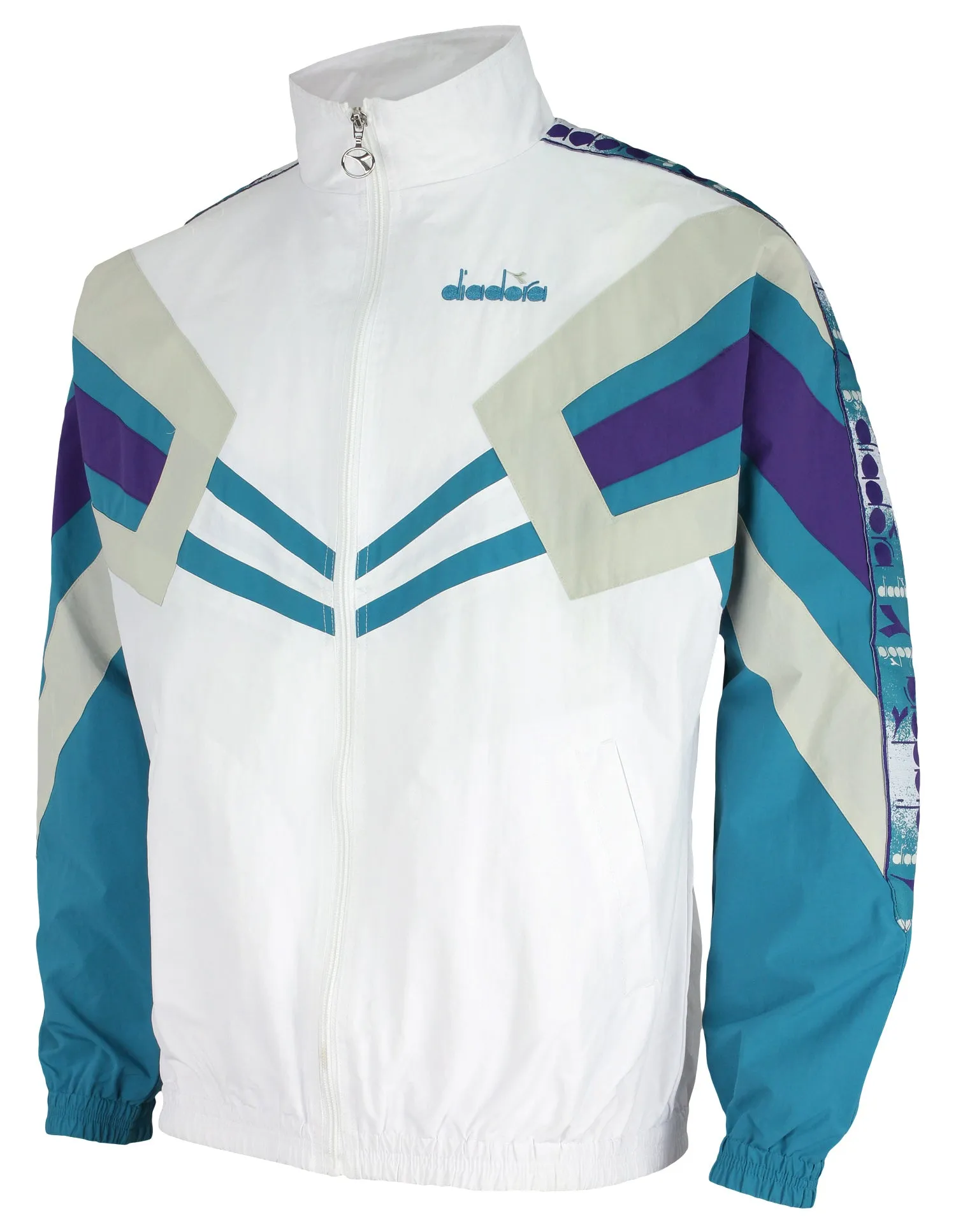 Diadora Men's MVB Wind Full Zip Track Jacket, Color Options