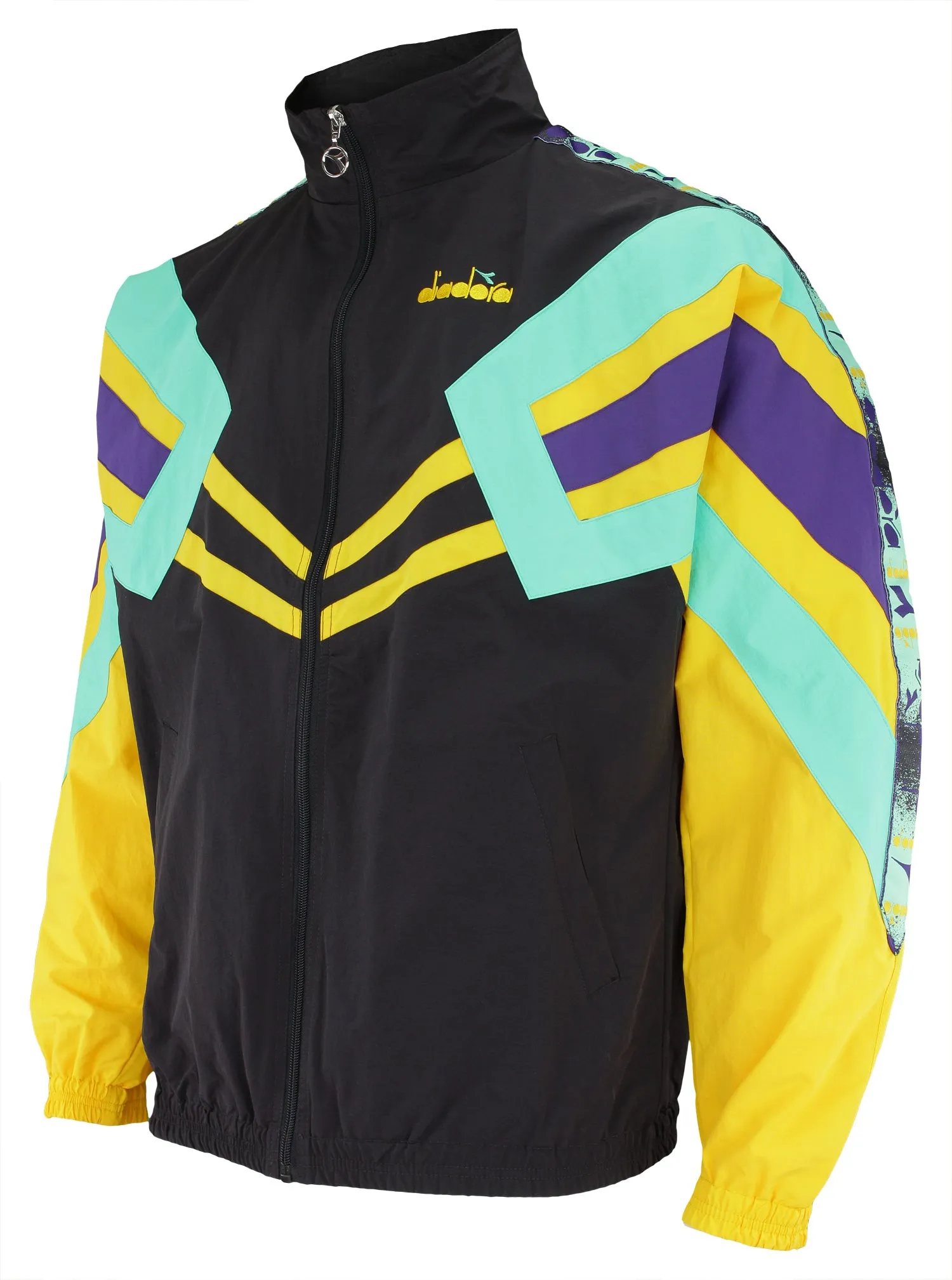 Diadora Men's MVB Wind Full Zip Track Jacket, Color Options