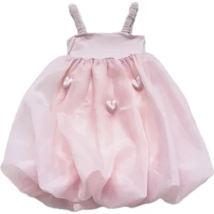 Dolly by Le Petit Tom DollyPink Dolly World Heart Balloon Organza Dress