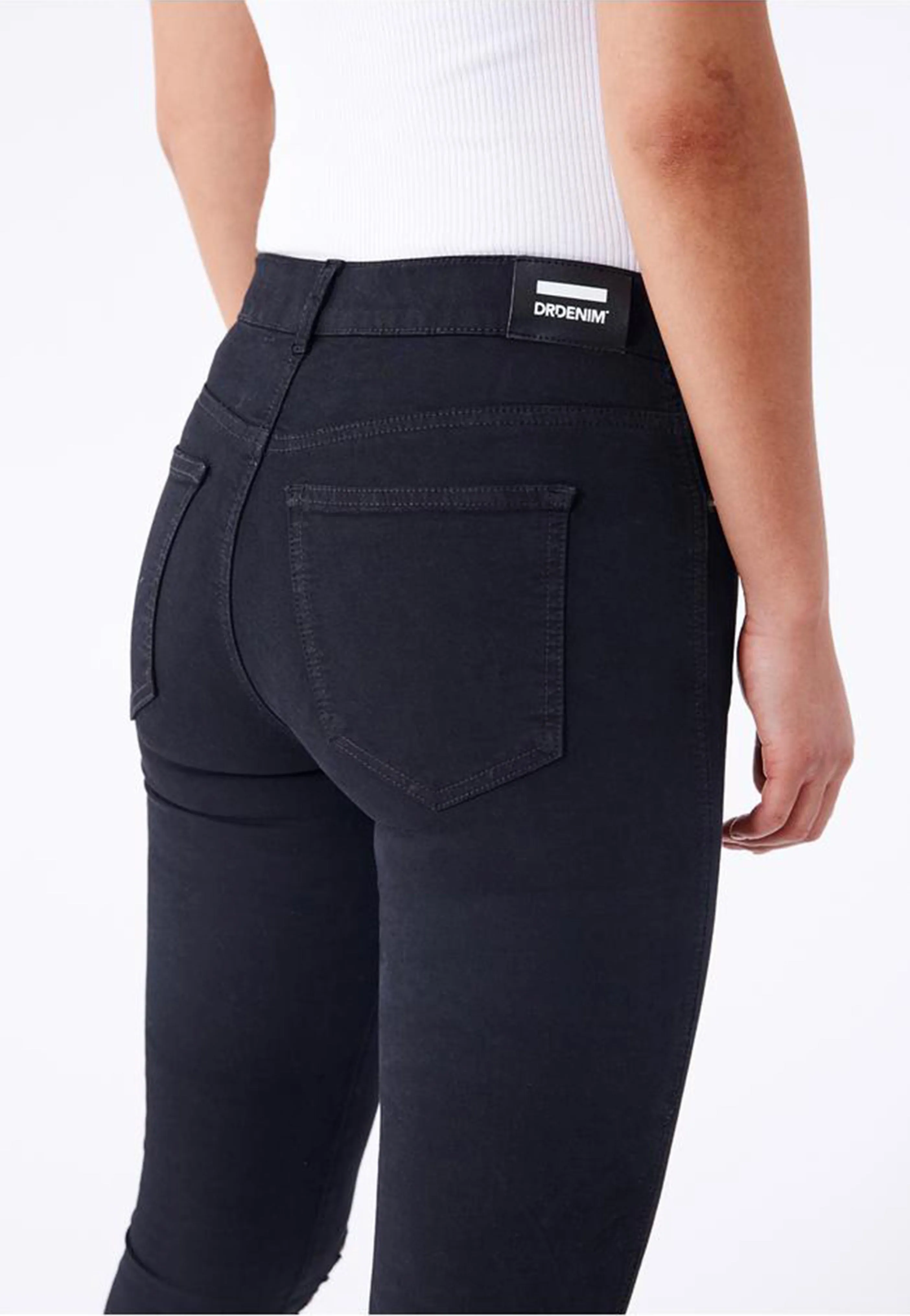 Dr. Denim - Lexy Black Ripped Knees - Jeans