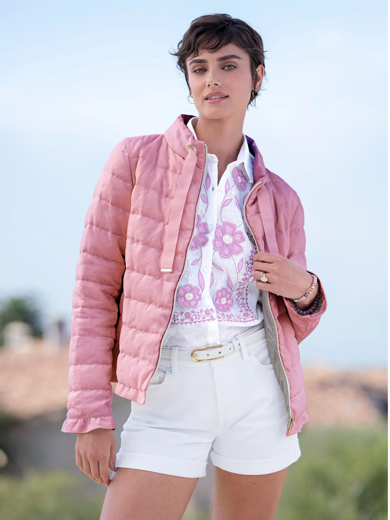 Eden Fleur Linen Shirt