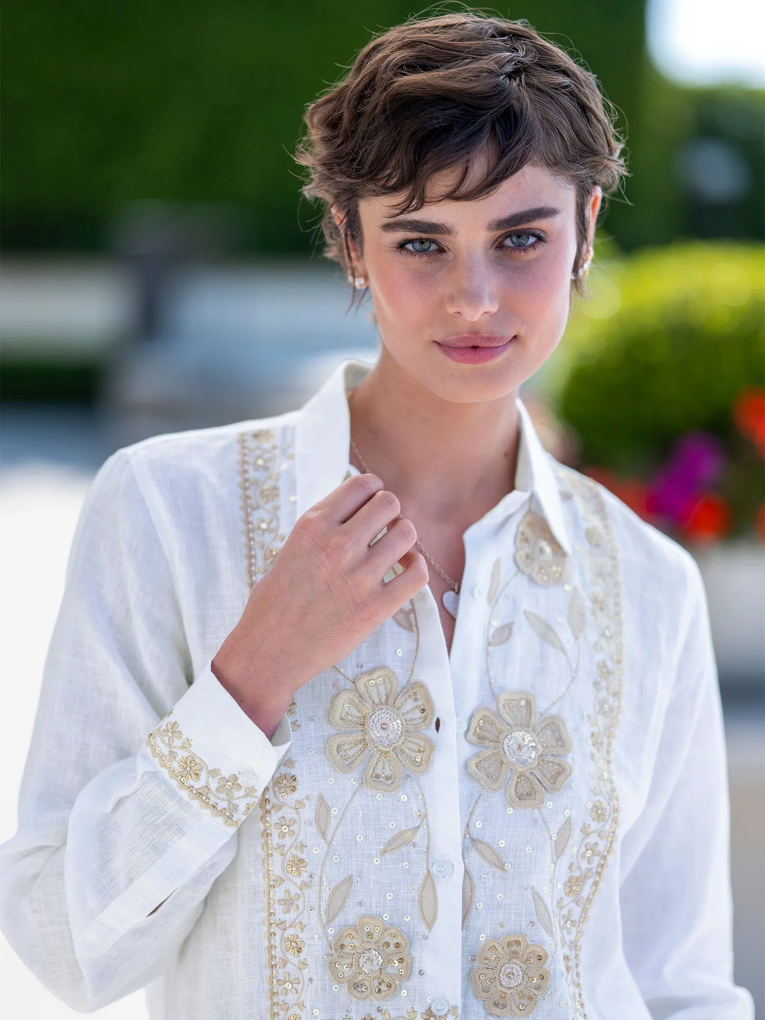 Eden Fleur Linen Shirt