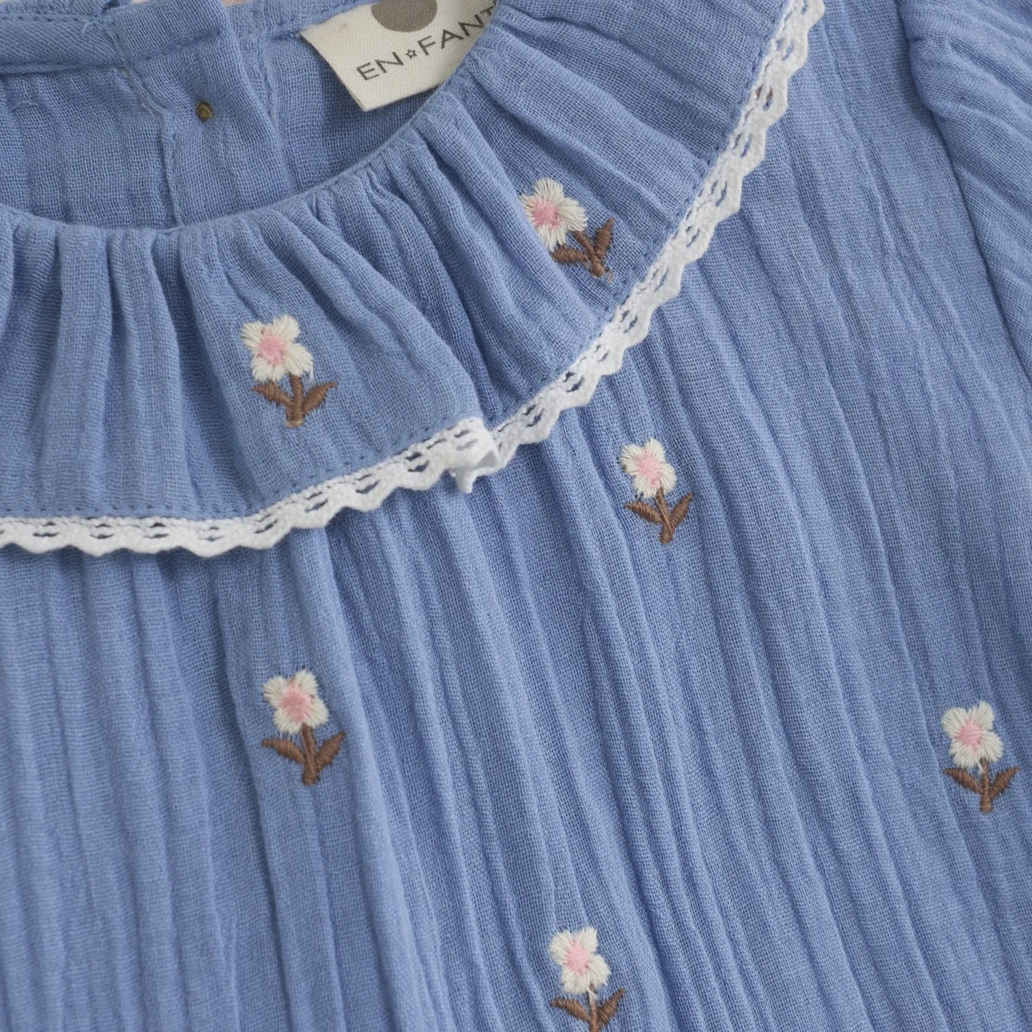 En Fant Infinity Dress Embroidery Muslin