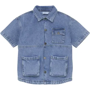 En Fant Light Denim Blue Shirt SS Denim