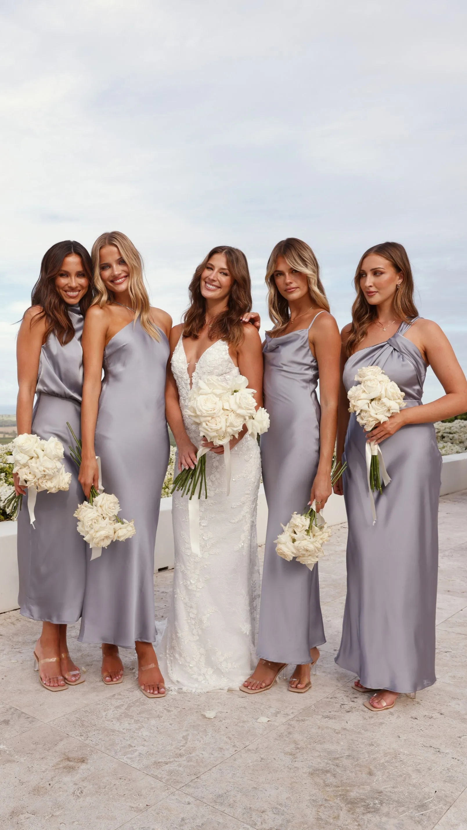 Esther Maxi Dress - Steel Blue Billy J
