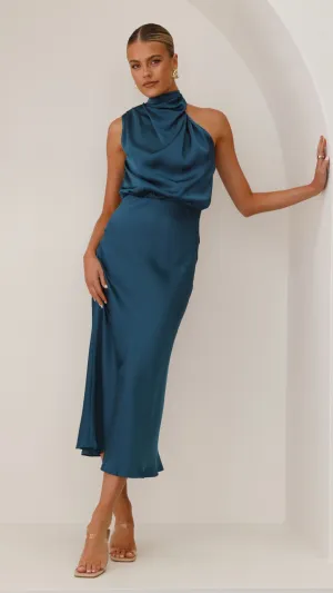 Esther Maxi Dress - Teal Billy J