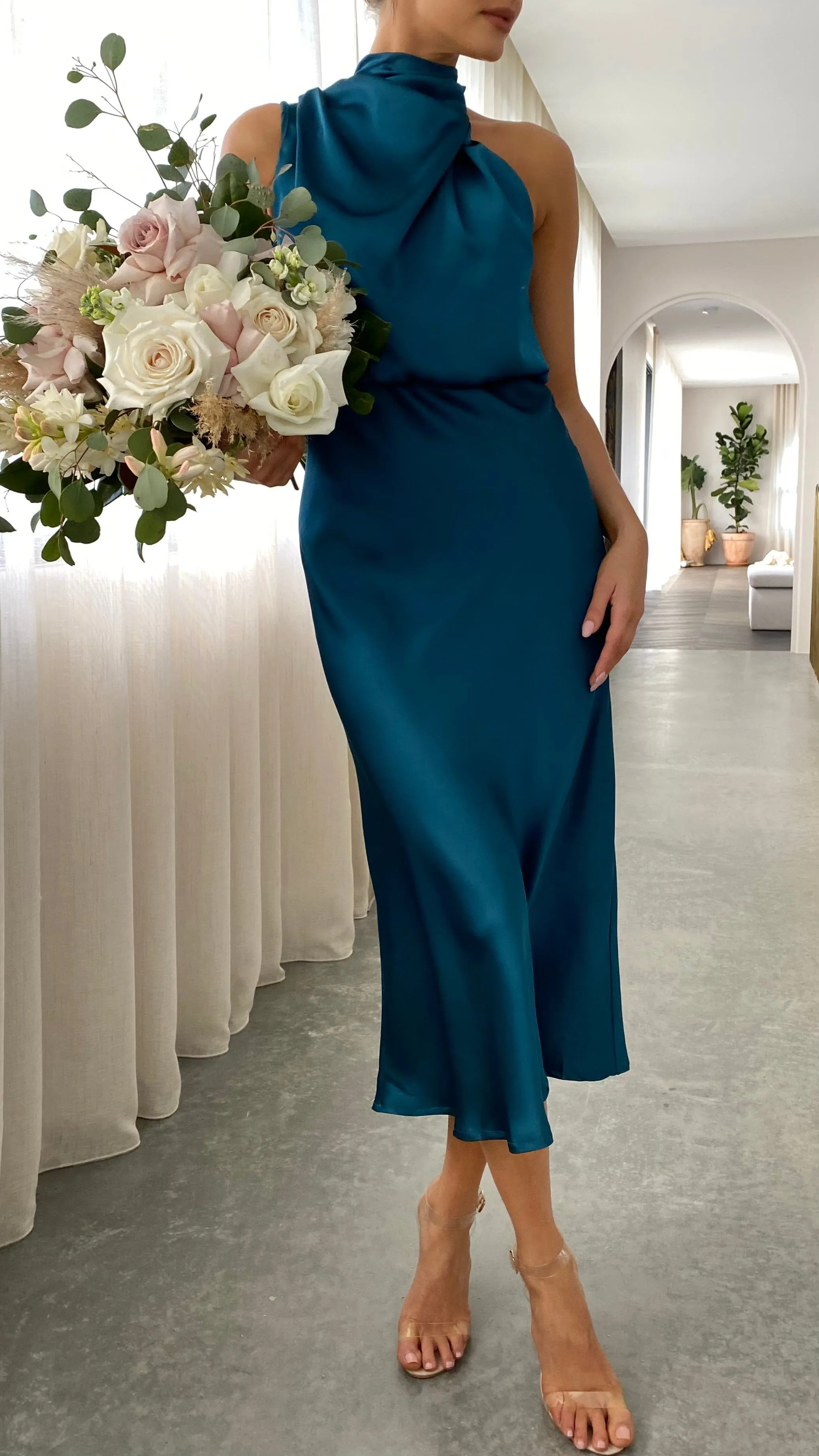Esther Maxi Dress - Teal Billy J