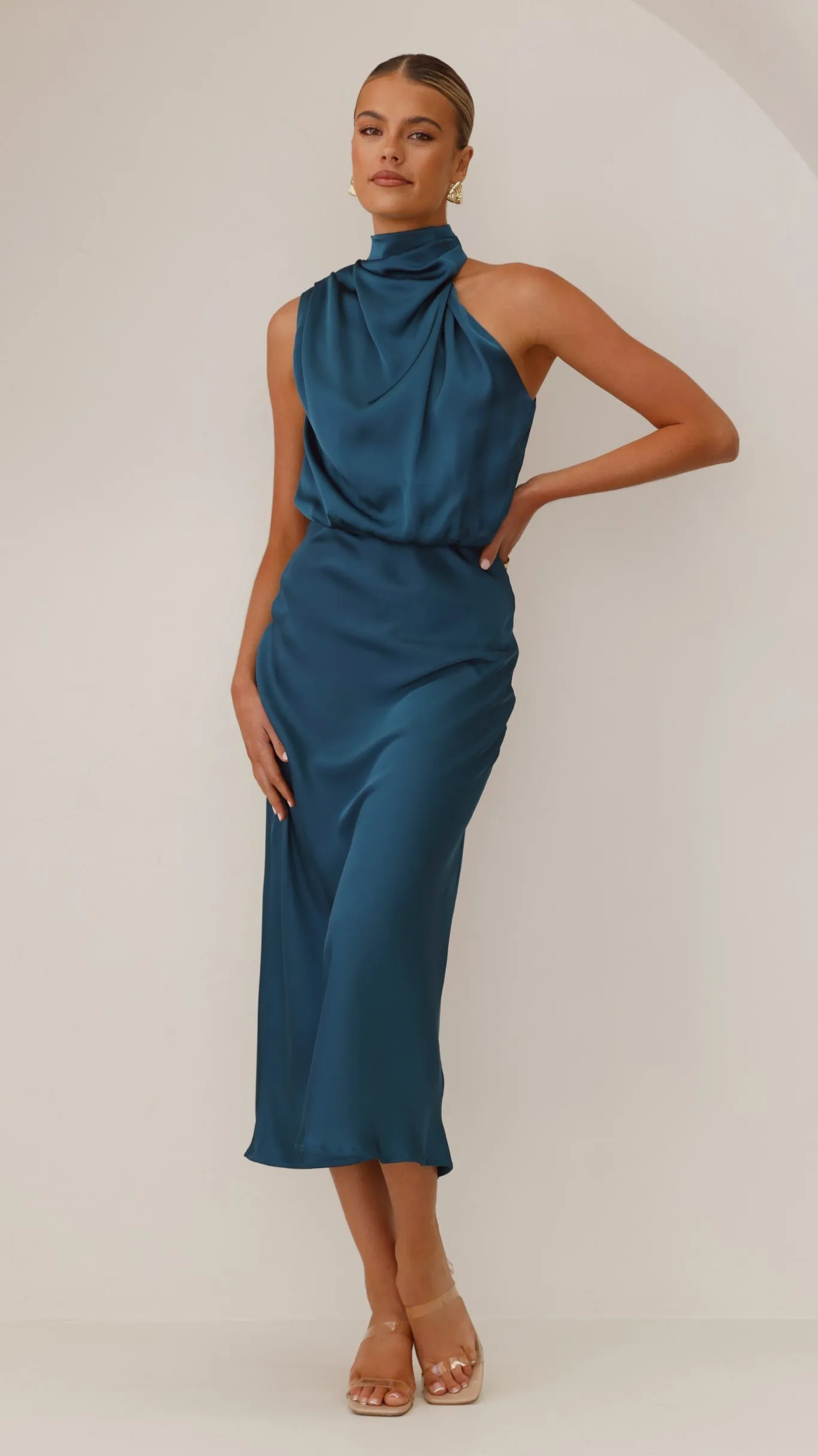 Esther Maxi Dress - Teal Billy J