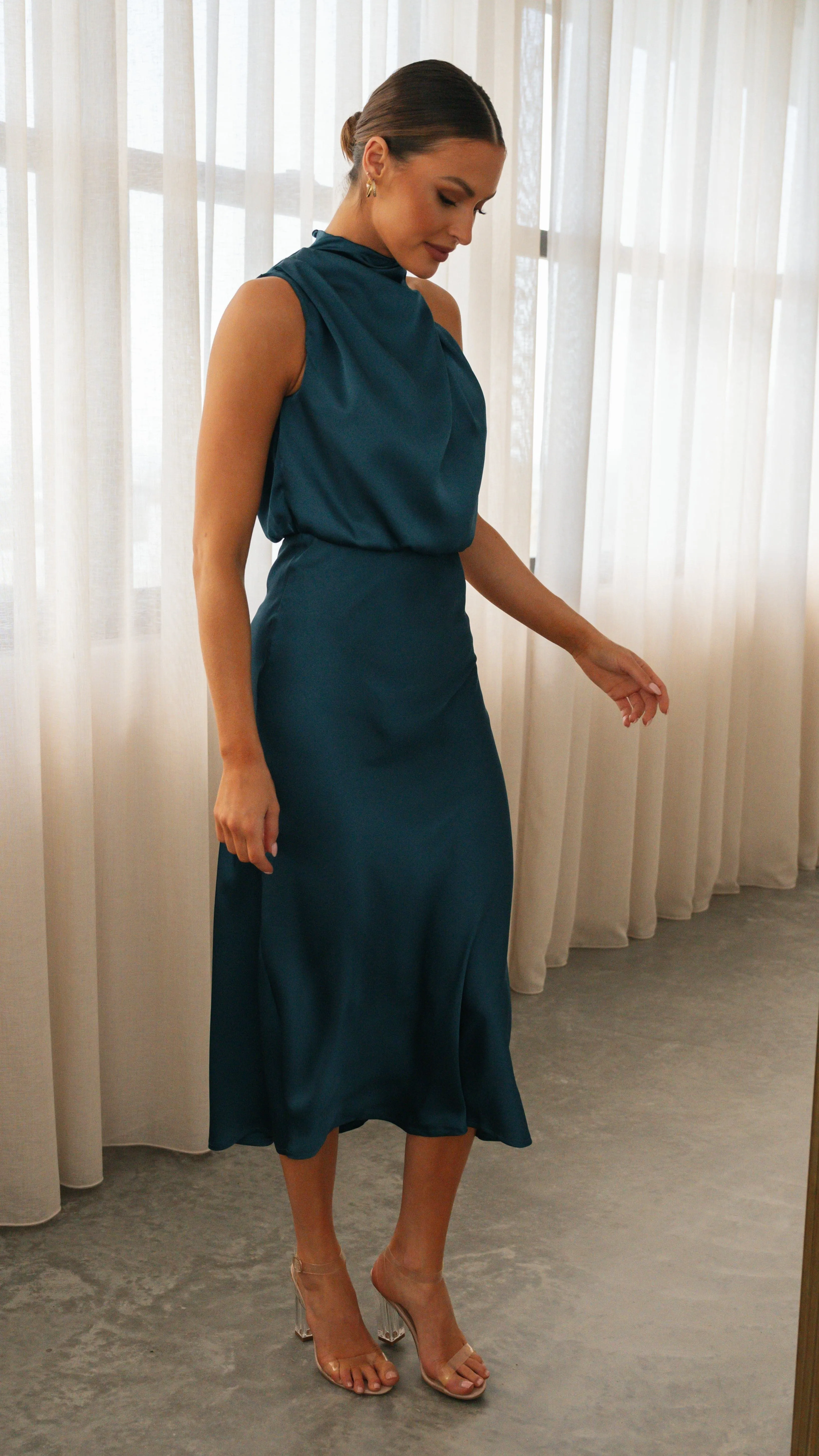 Esther Maxi Dress - Teal Billy J