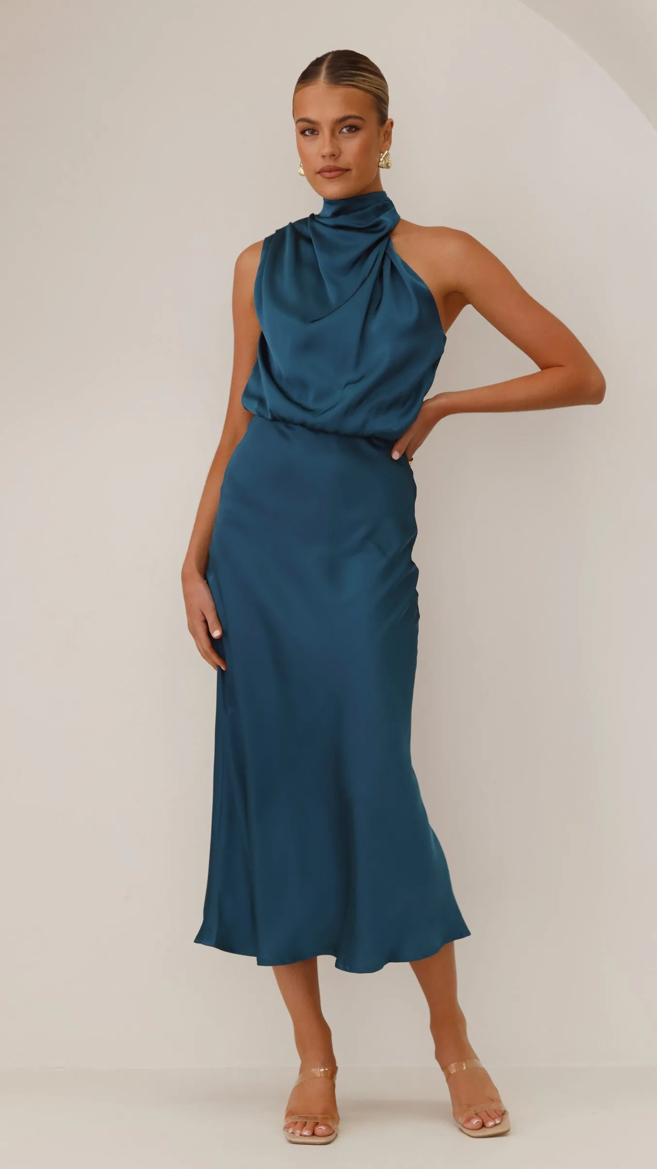 Esther Maxi Dress - Teal Billy J