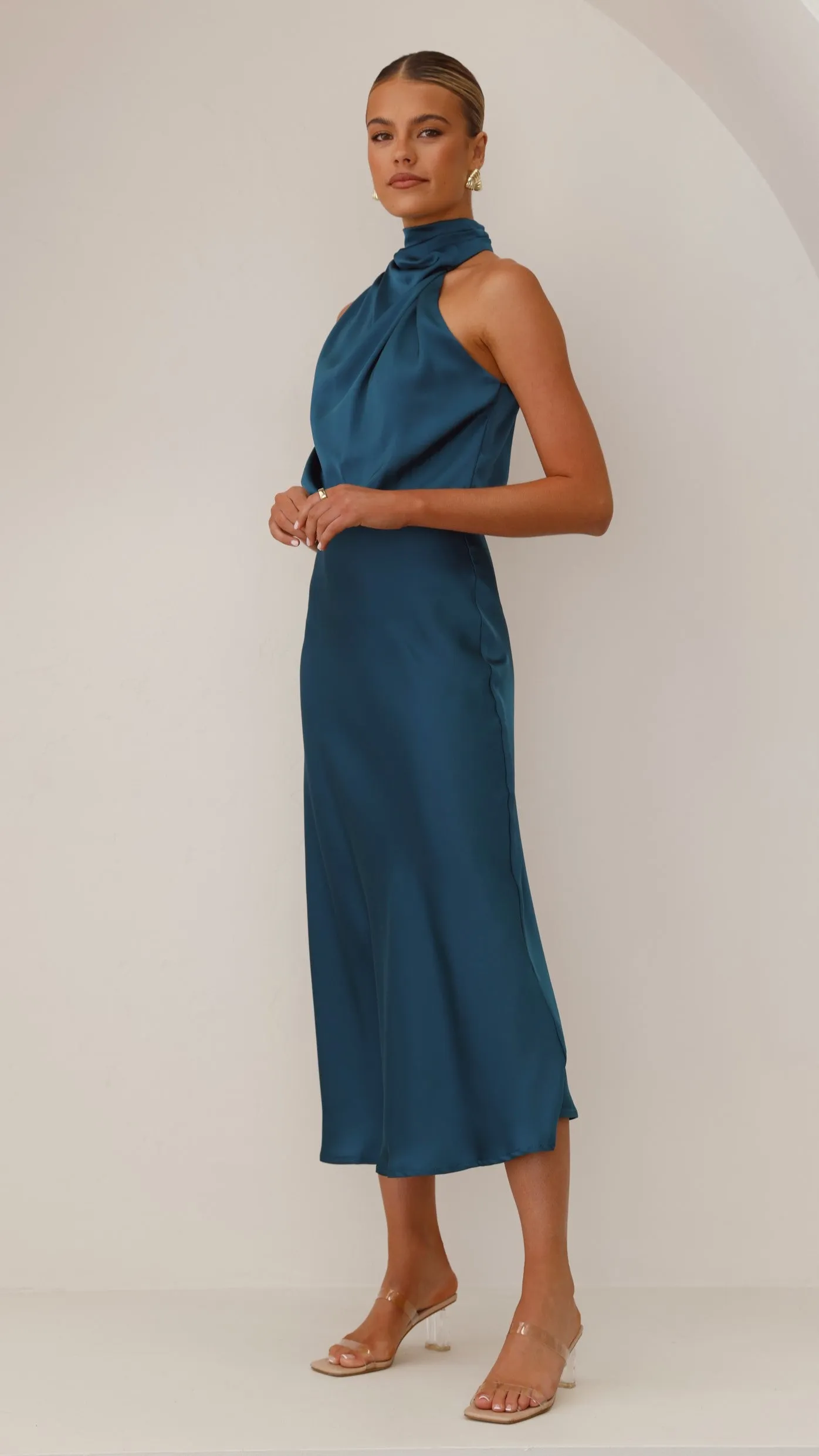 Esther Maxi Dress - Teal Billy J
