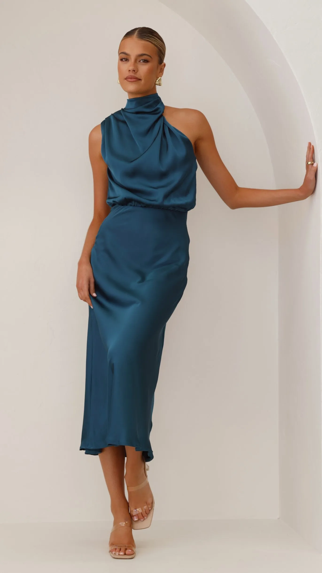 Esther Maxi Dress - Teal Billy J