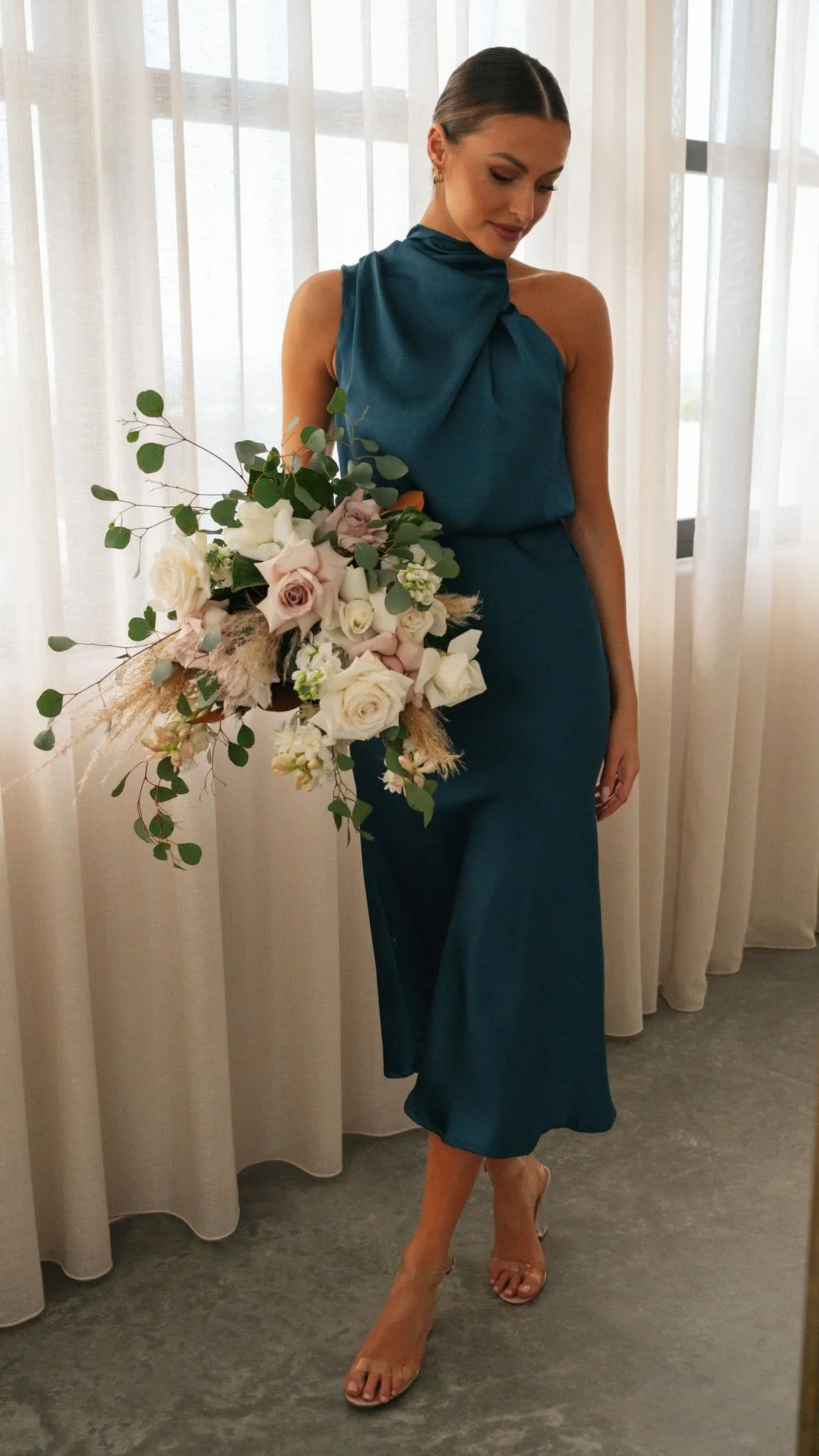 Esther Maxi Dress - Teal Billy J