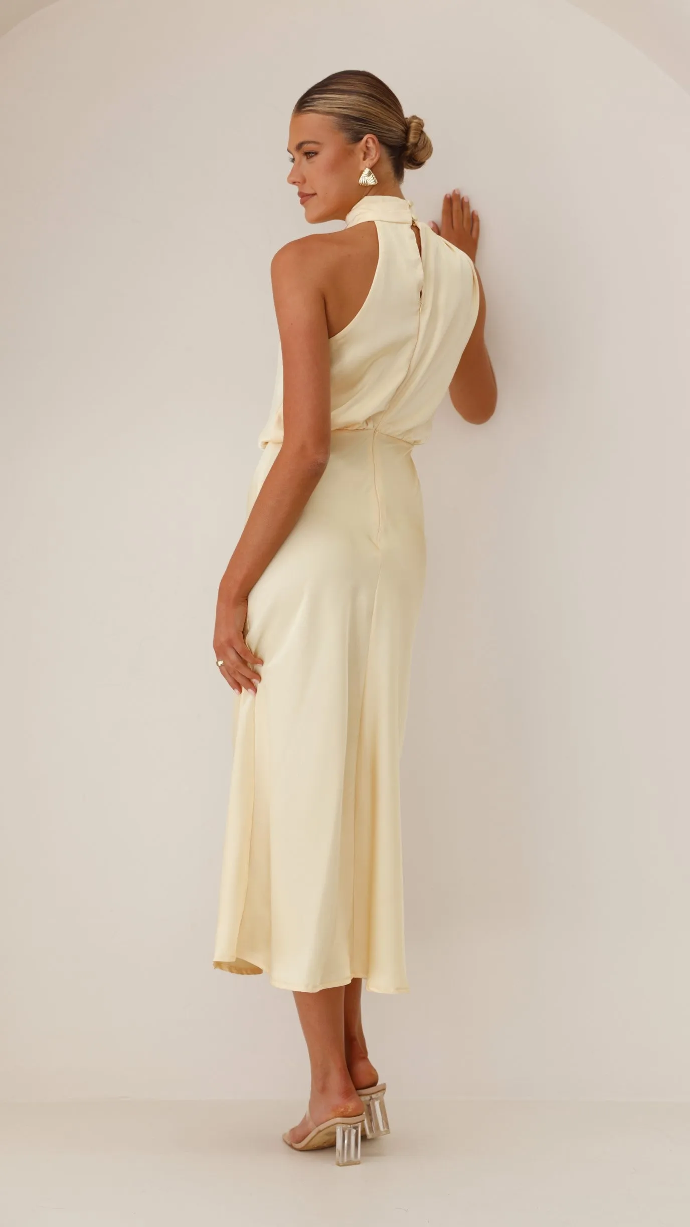 Esther Maxi Dress - Yellow Billy J