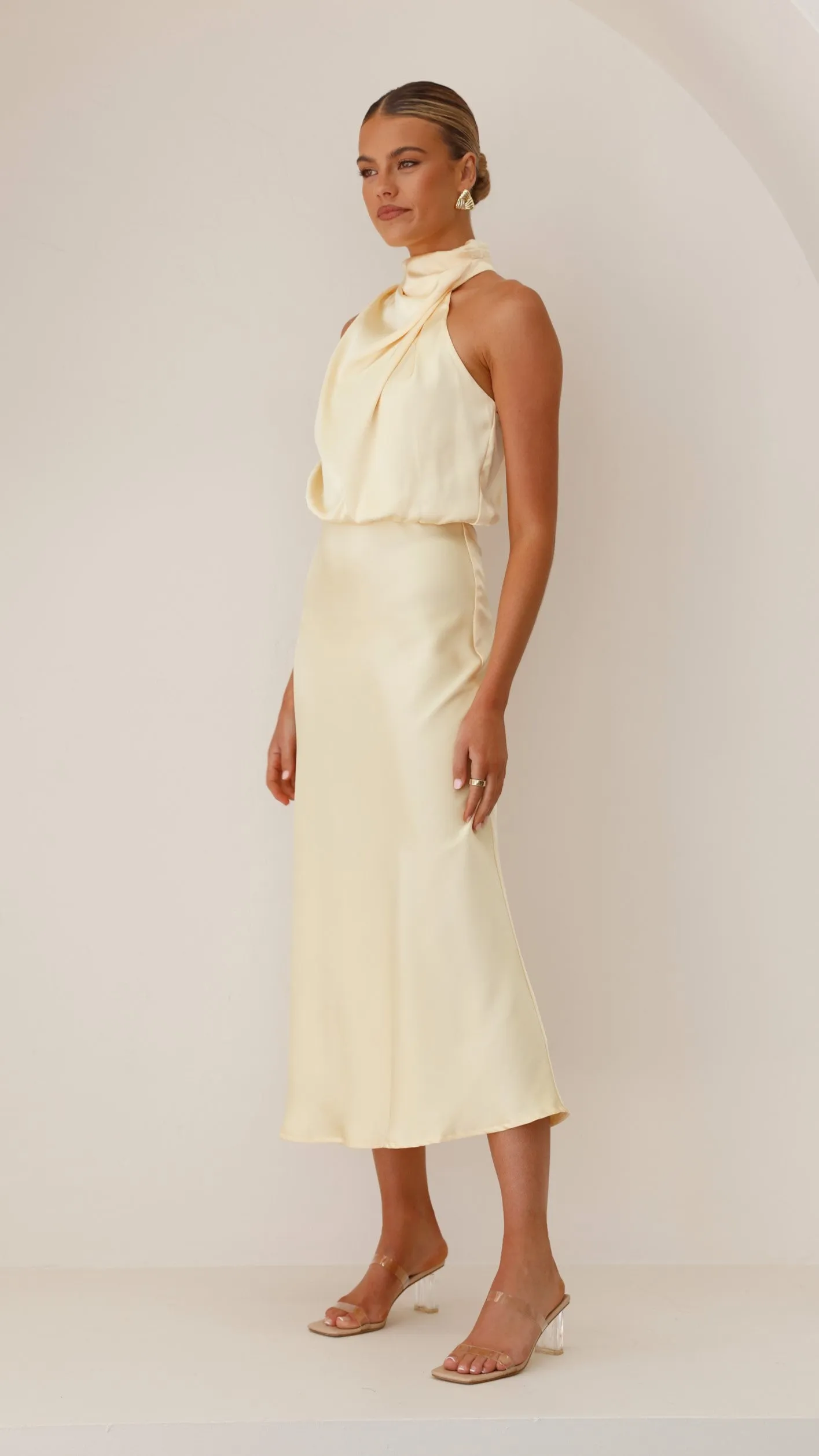 Esther Maxi Dress - Yellow Billy J