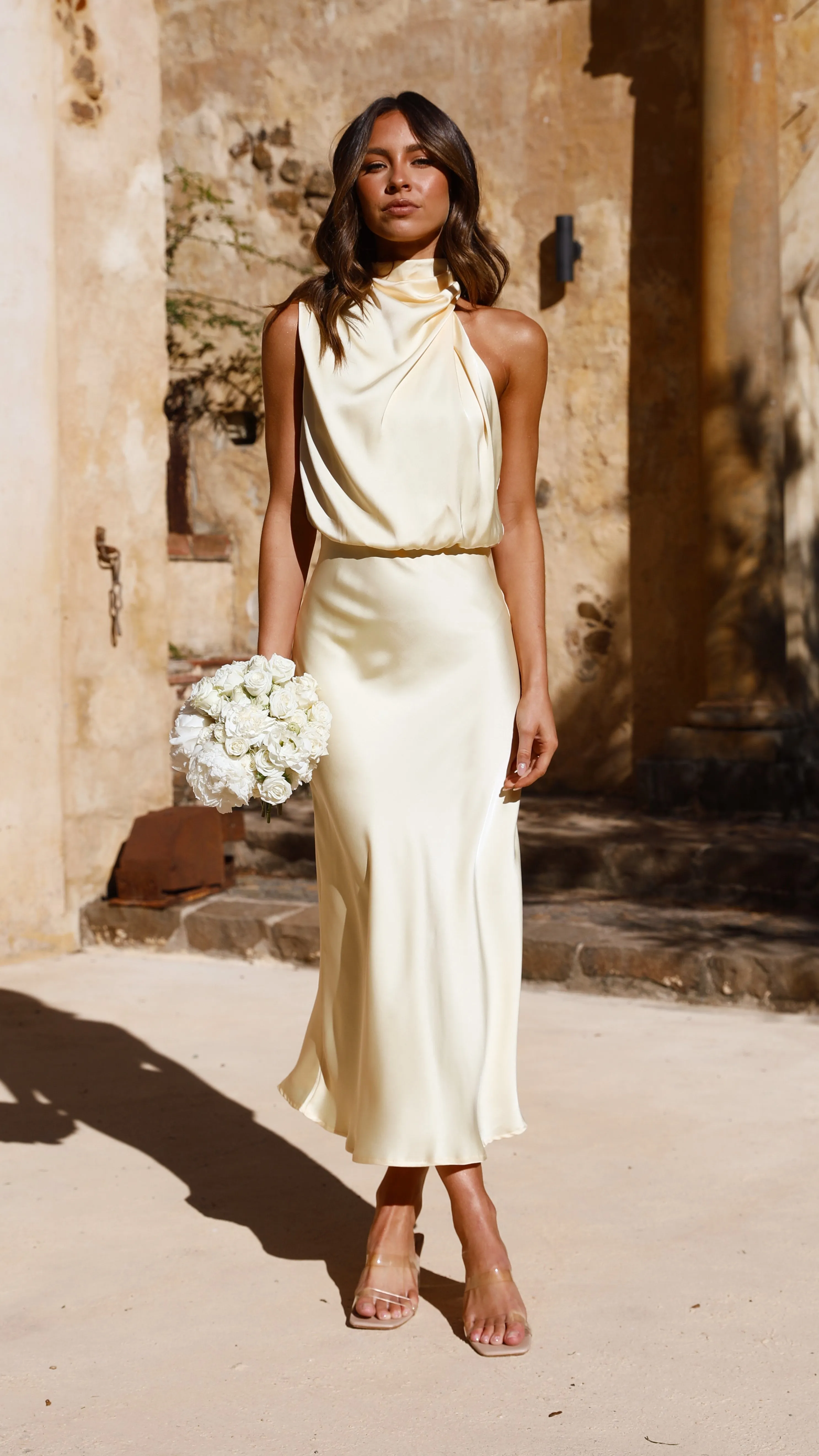 Esther Maxi Dress - Yellow Billy J