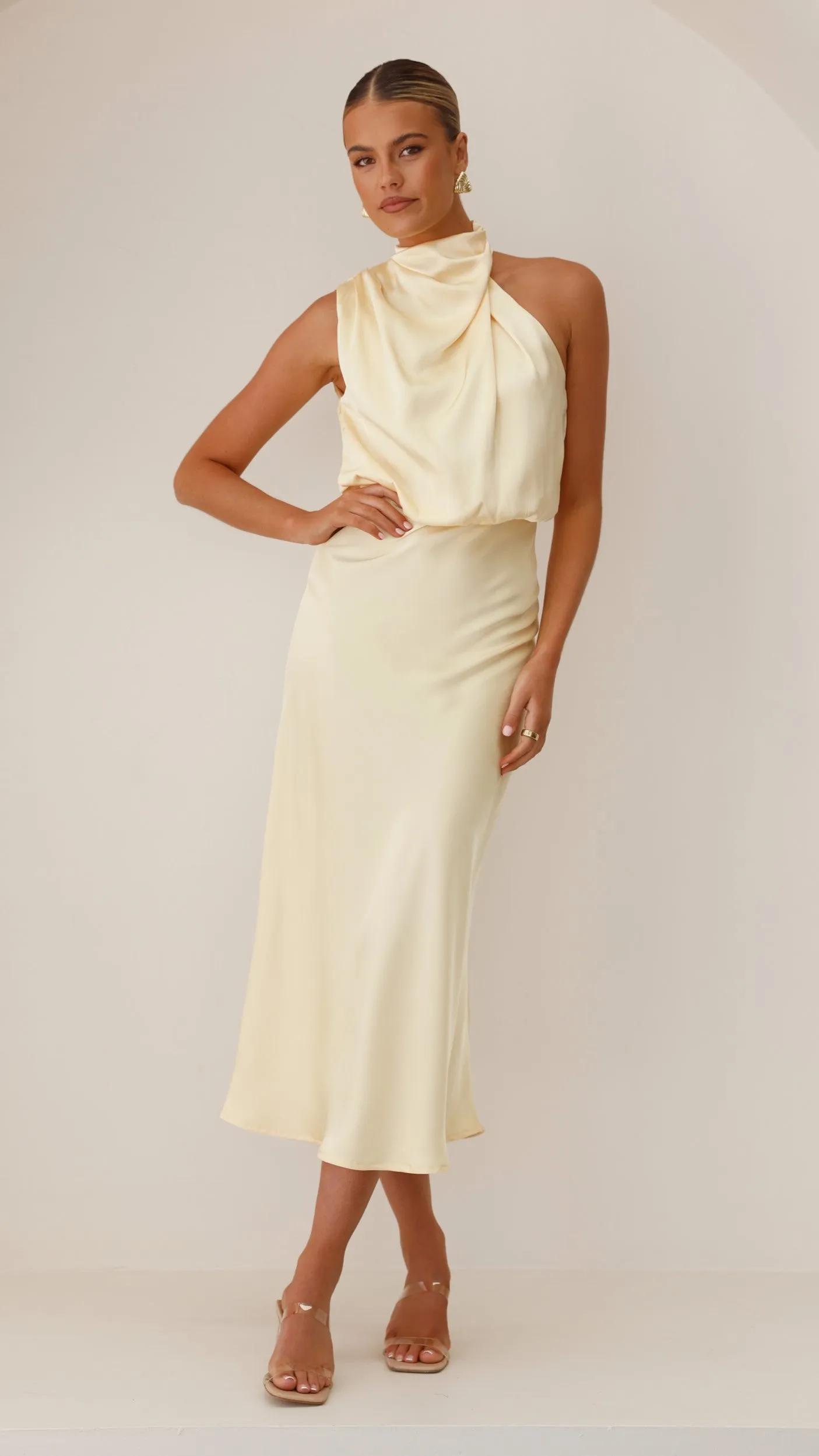Esther Maxi Dress - Yellow Billy J
