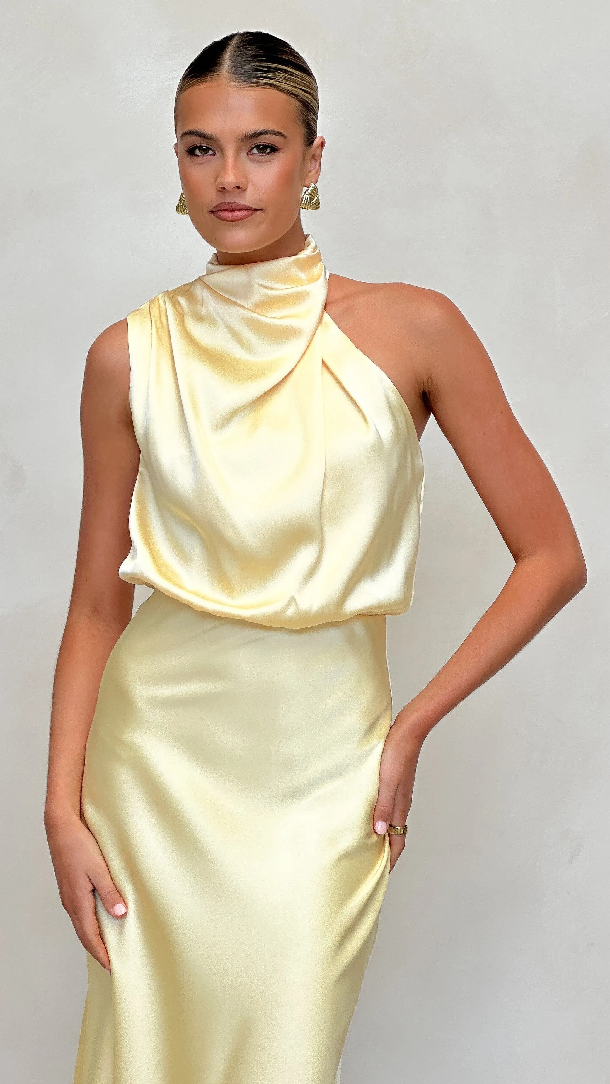 Esther Maxi Dress - Yellow Billy J