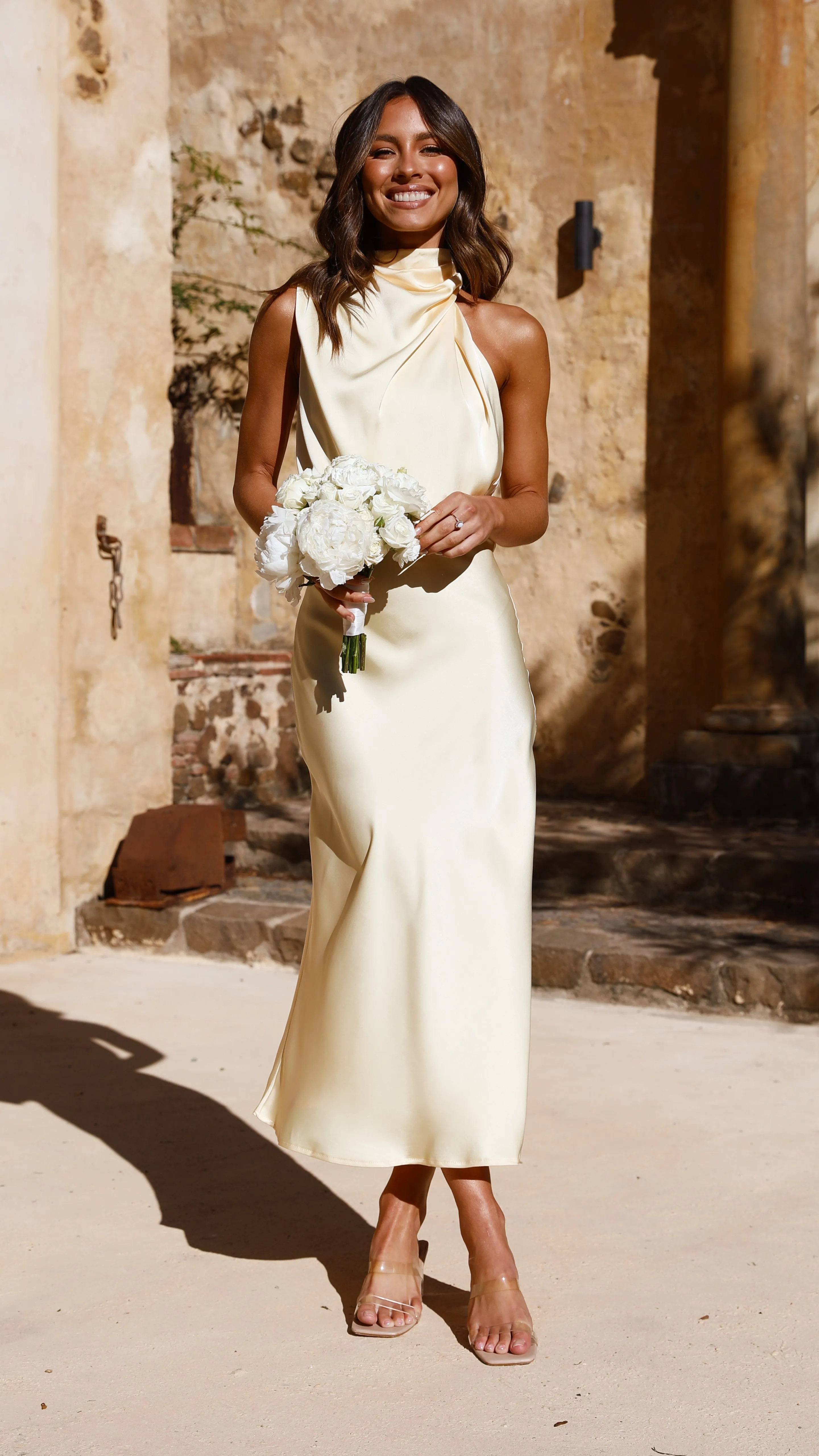 Esther Maxi Dress - Yellow Billy J