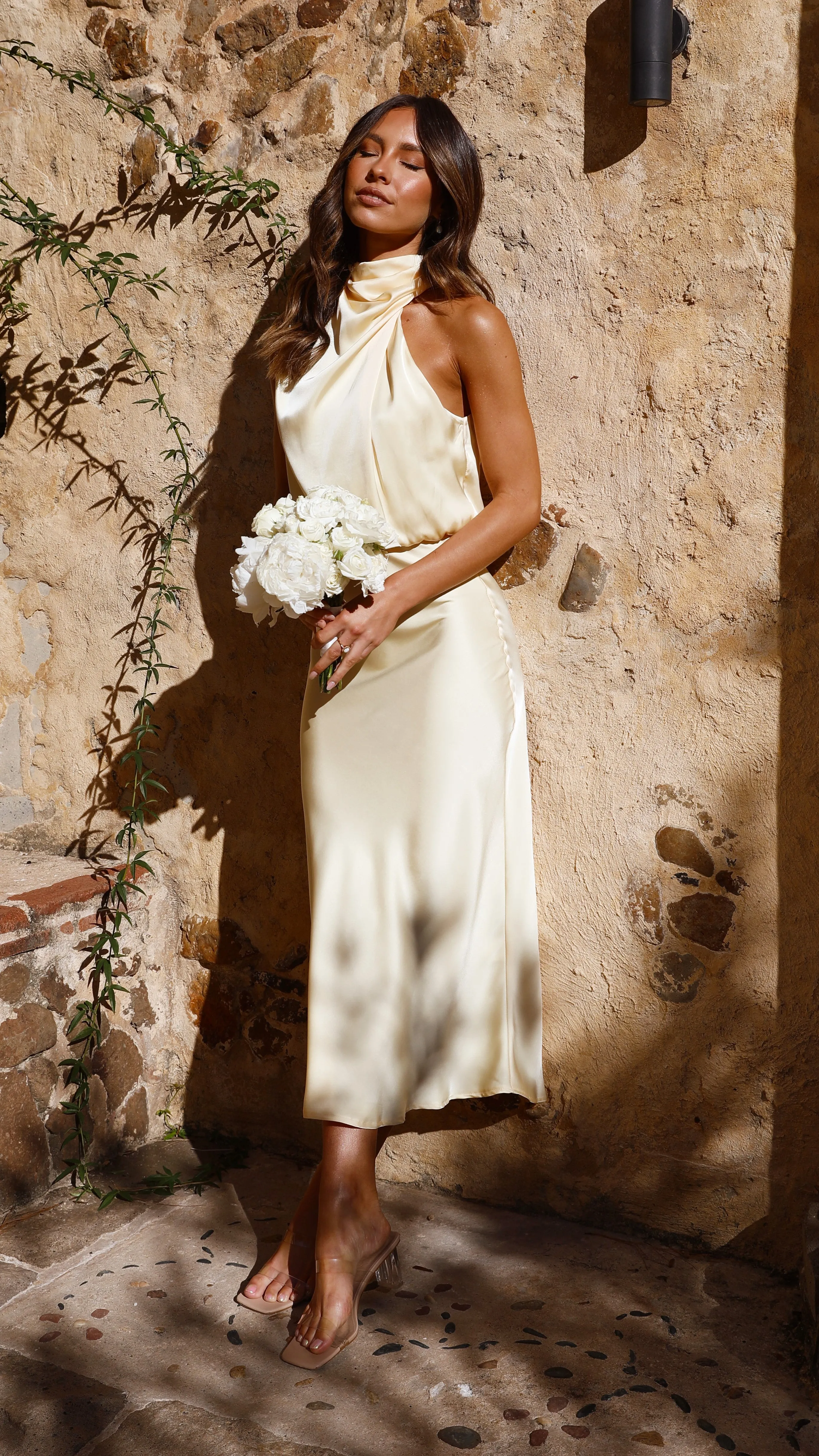 Esther Maxi Dress - Yellow Billy J