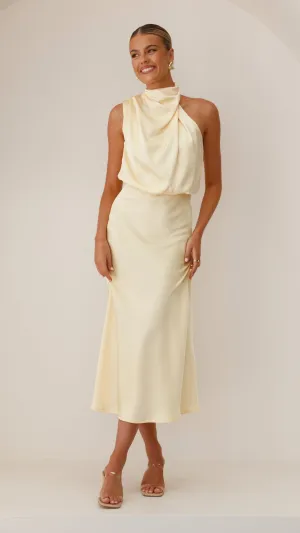 Esther Maxi Dress - Yellow Billy J