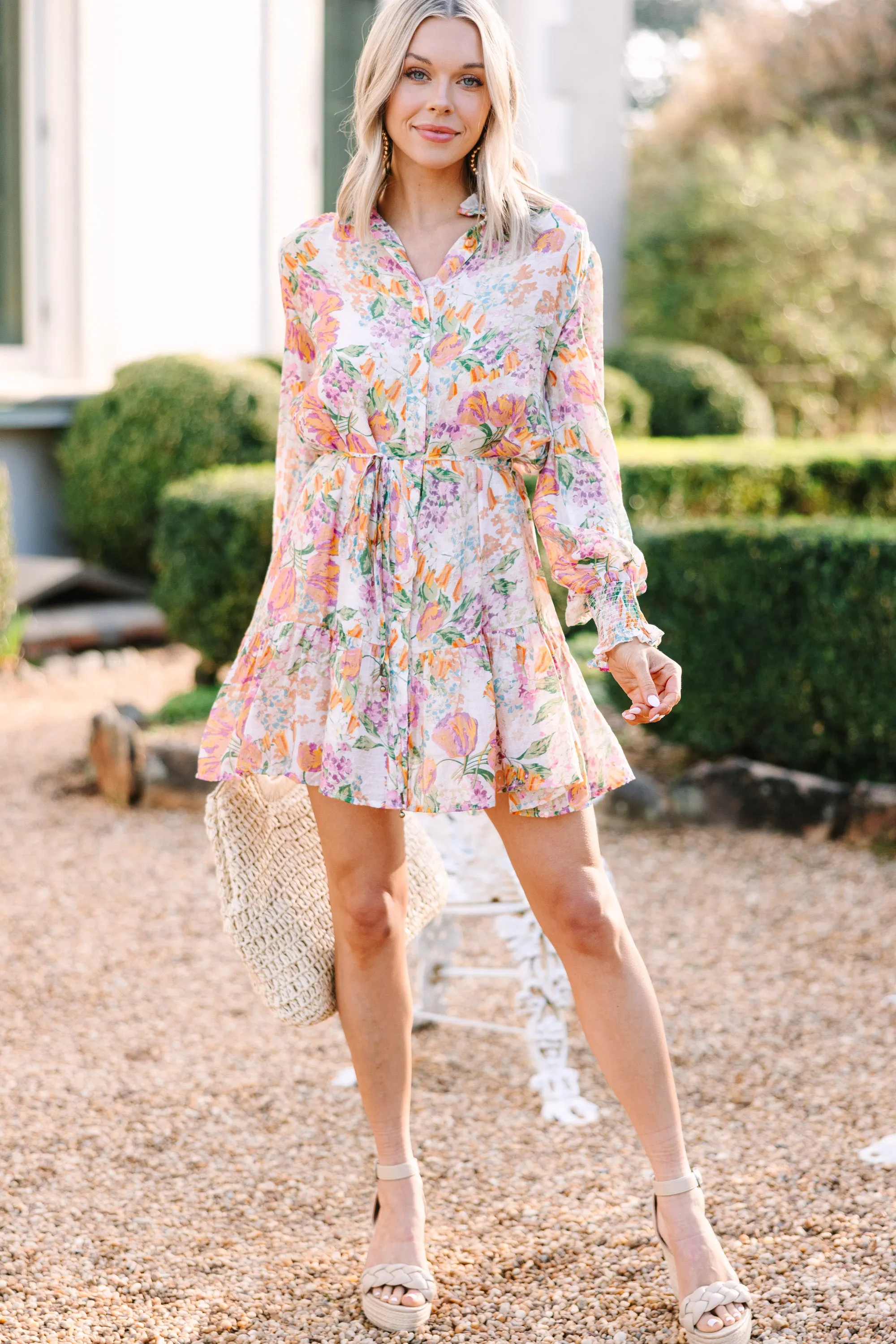 Fate: With Love Orange Floral Dress