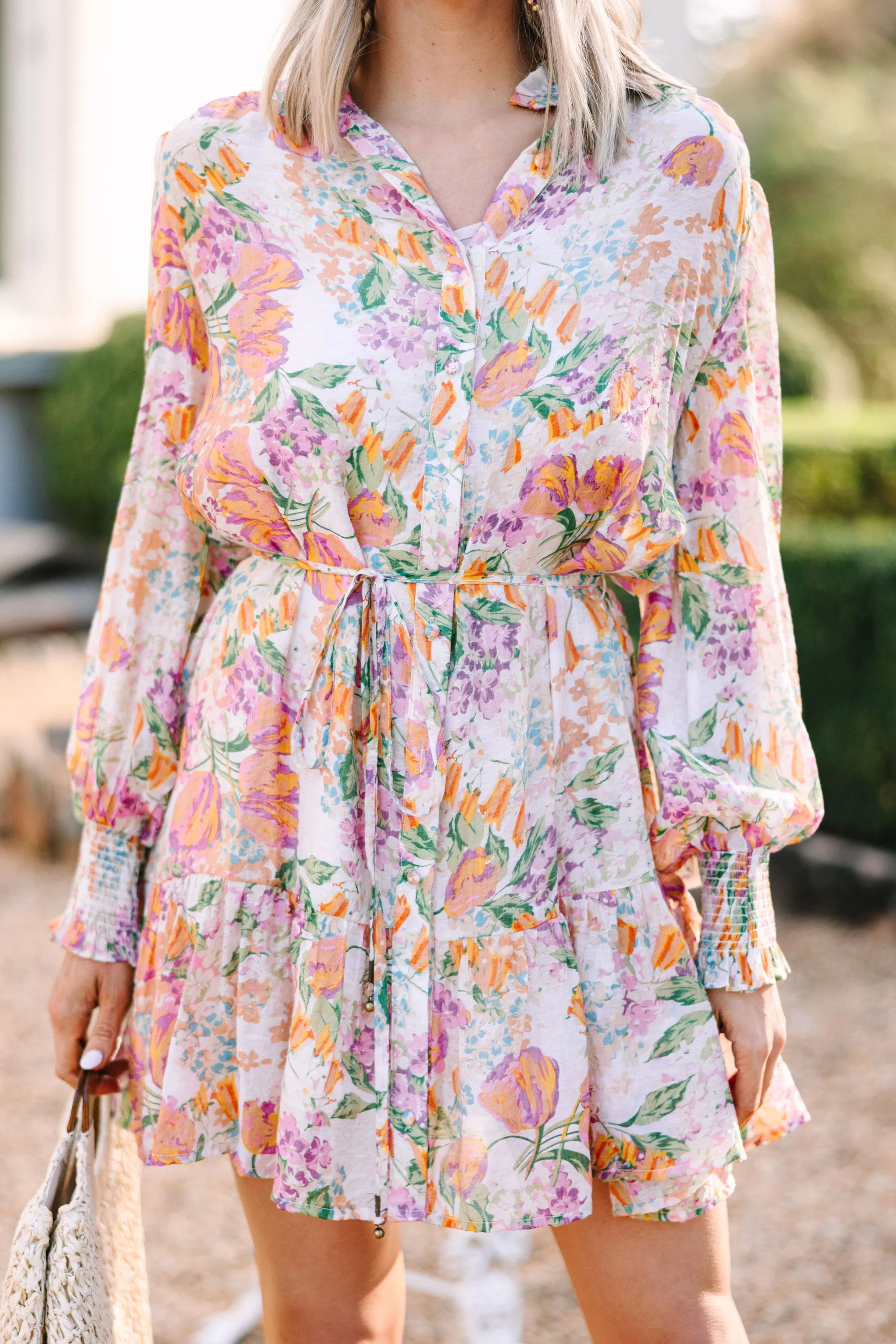 Fate: With Love Orange Floral Dress