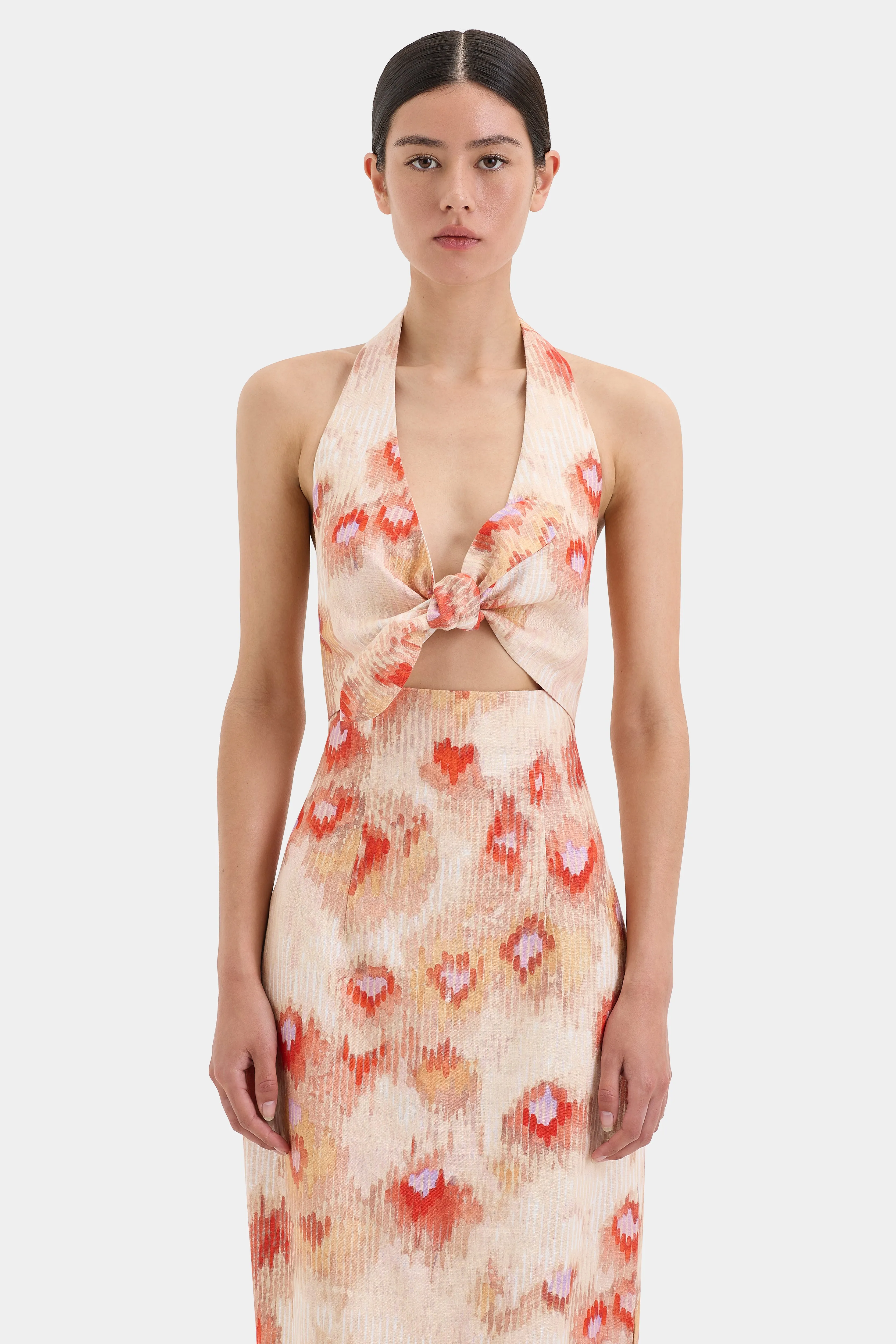 Fiorella Tie Midi Dress SIR