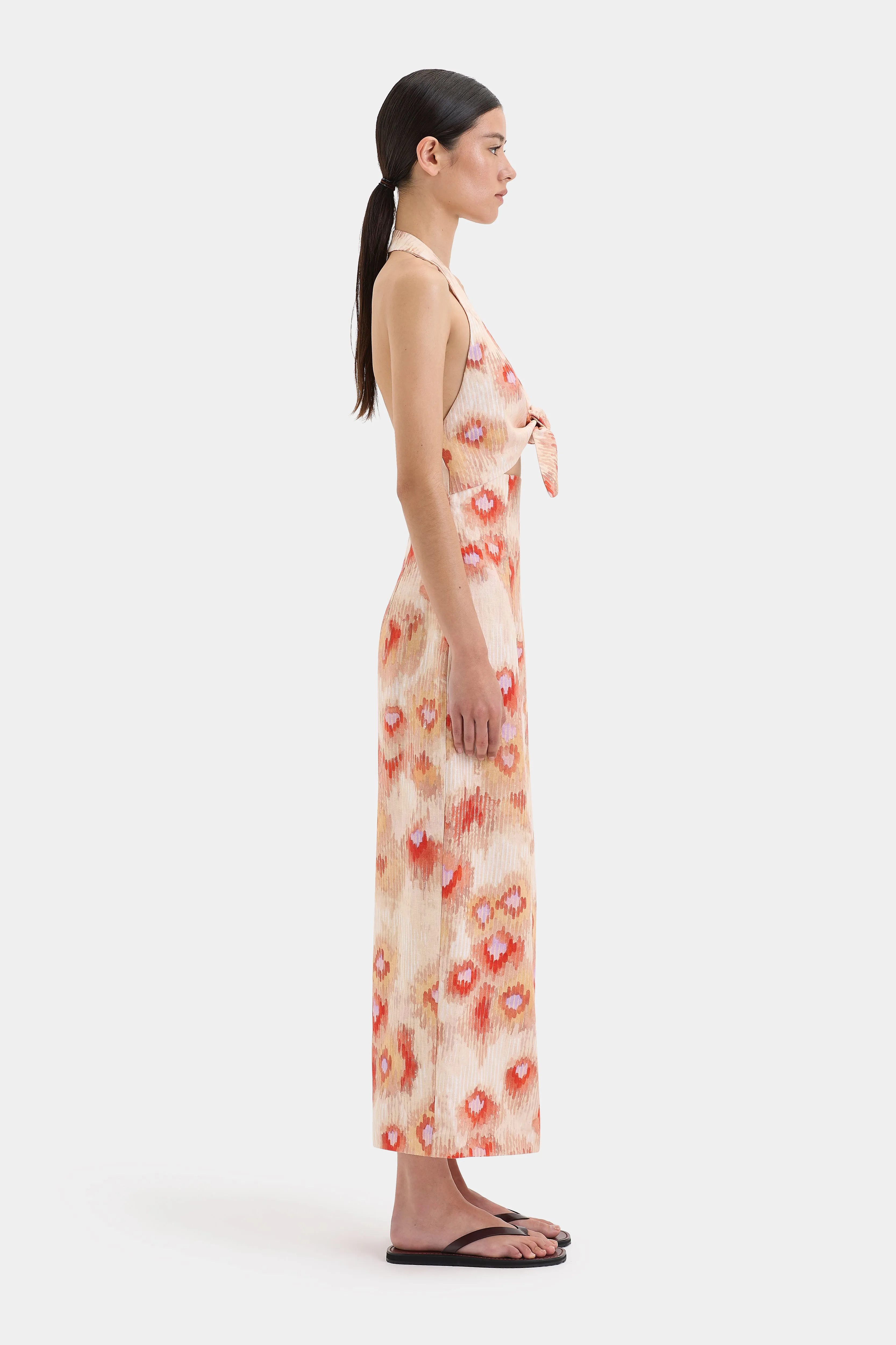 Fiorella Tie Midi Dress SIR