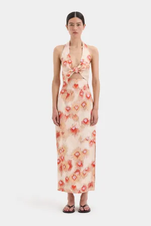Fiorella Tie Midi Dress SIR