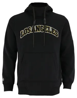 FISLL NBA Basketball Men's Los Angeles Lakers Reflective Sherpa Pullover Hoodie