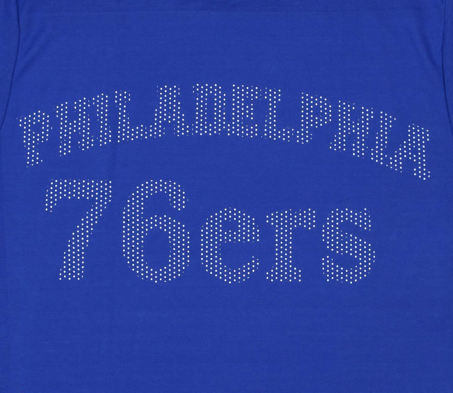 FISLL NBA Basketball Men's Philadelphia 76ers Short Sleeve Perforated T-Shirt