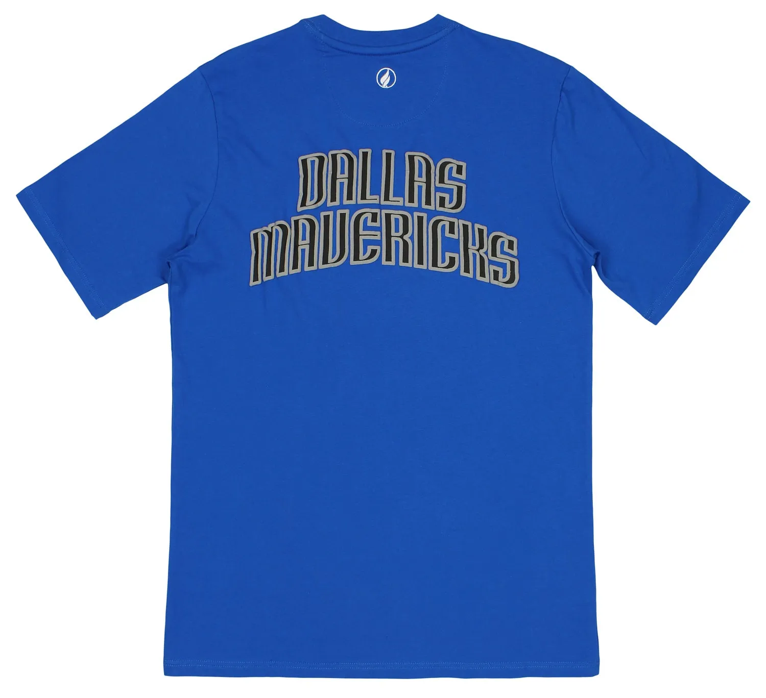 FISLL NBA Men's Dallas Mavericks Team Color, Name and Logo Premium T-Shirt