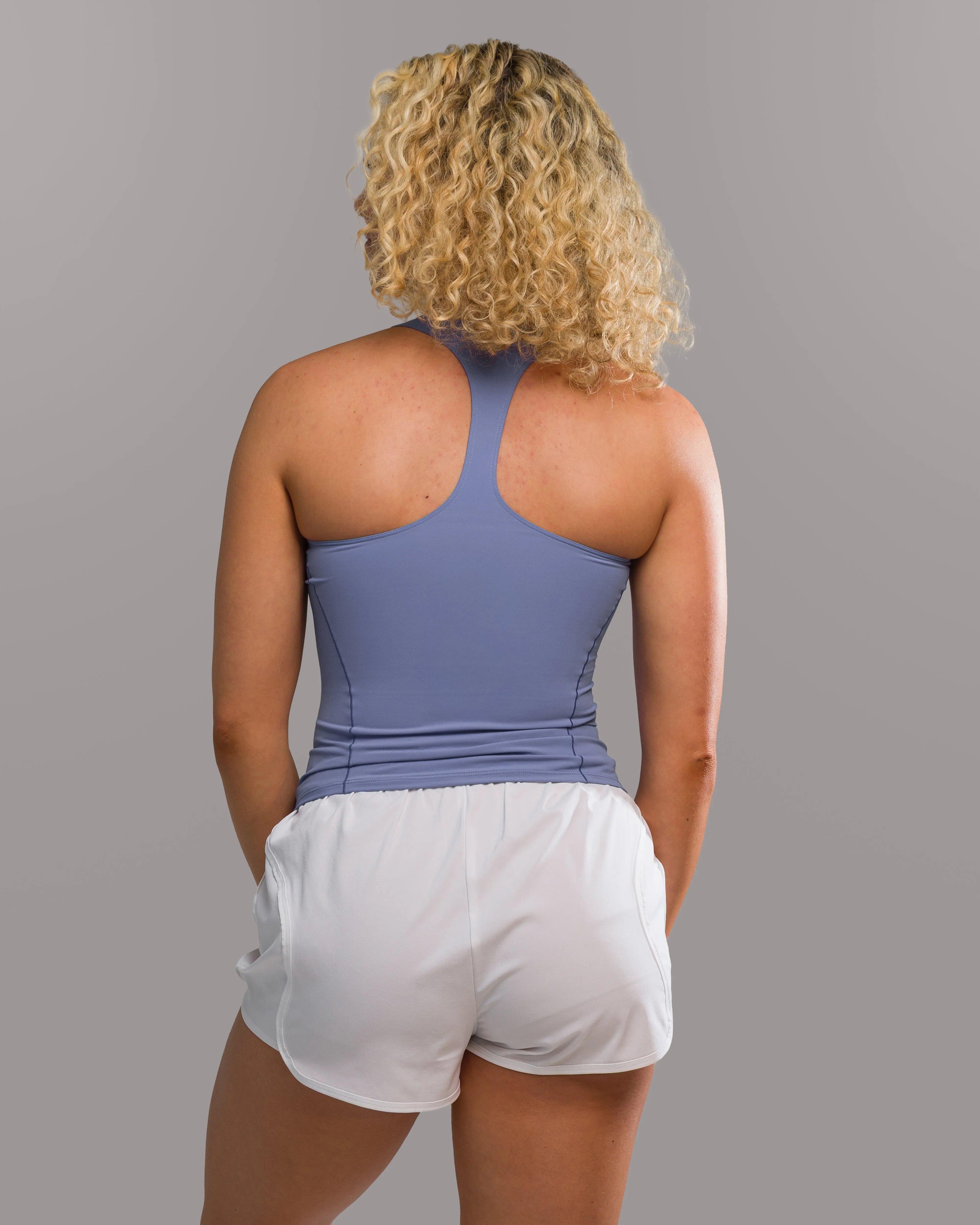 Flex Tank Long - Bluebonnet Alphalete Athletics