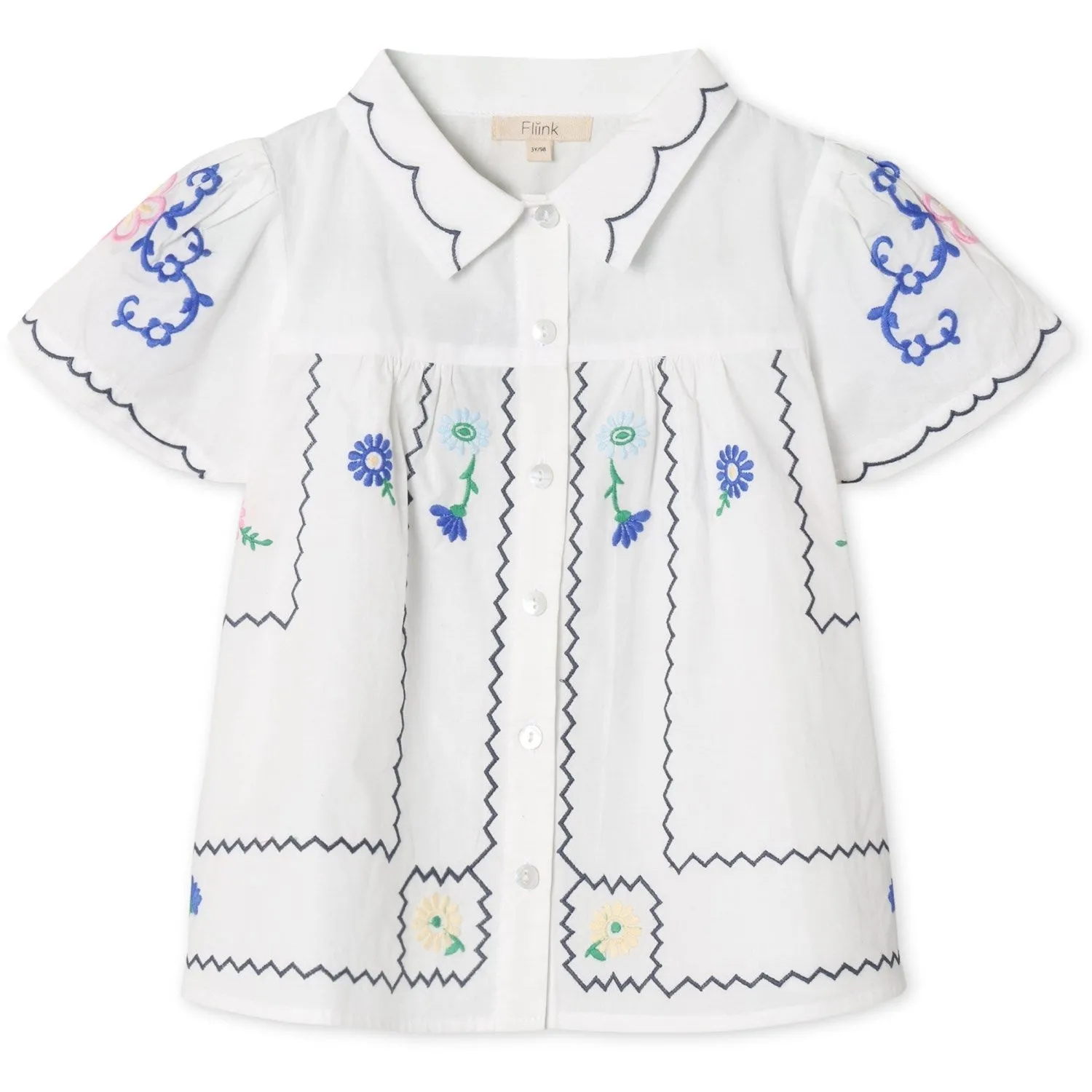 Fliink Cloud Dancer Hirse Blouse