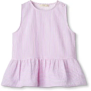 Fliink Cloud Dancer Pink Stripe Ciao Stripe Top