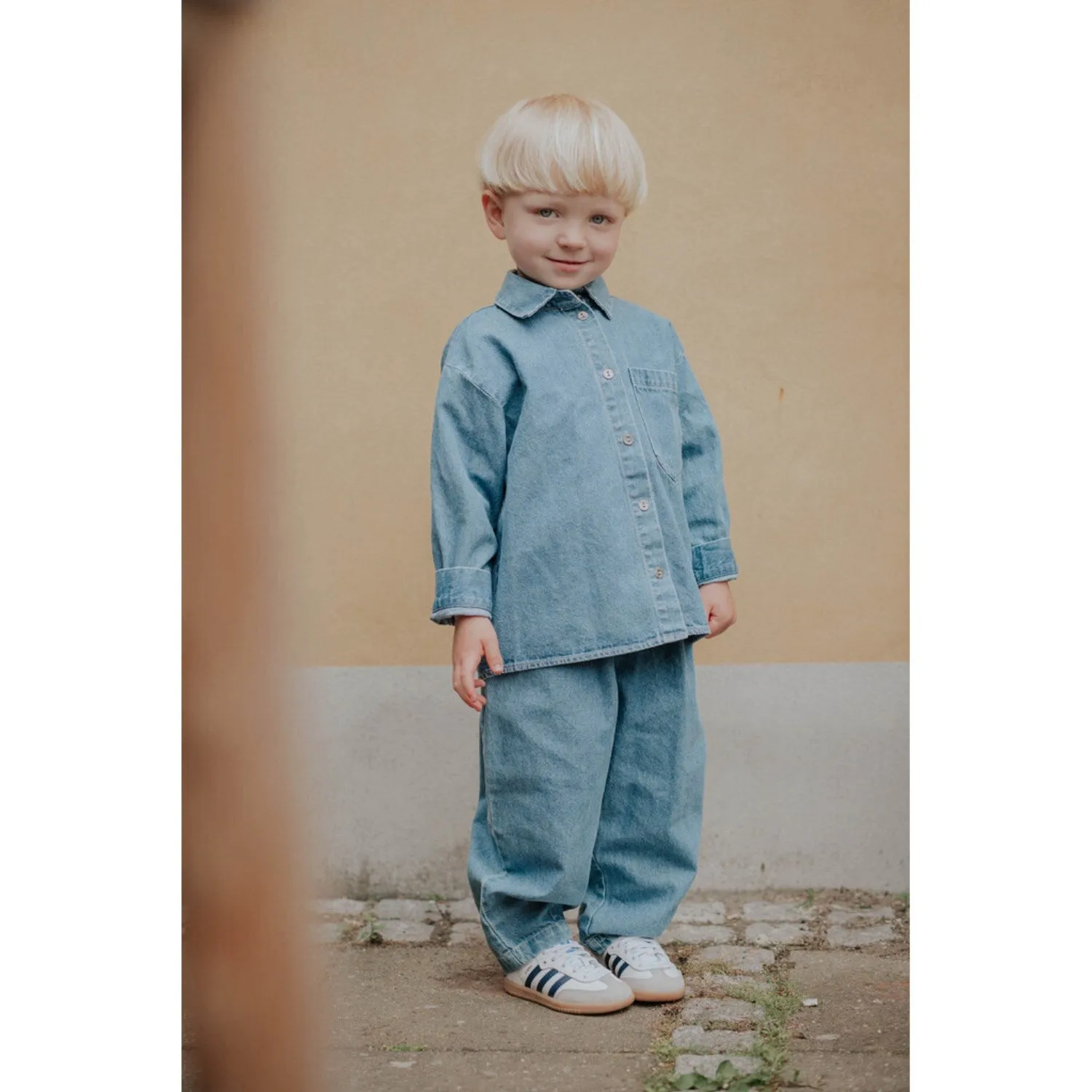 Fliink Light Denim Blue Don Ls Shirt