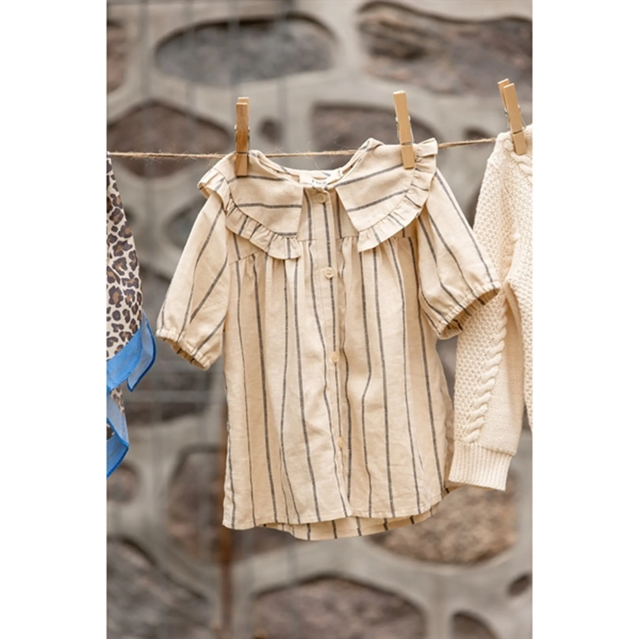 Fliink Sandshell Magnet Stripe Vira Shirt Blouse