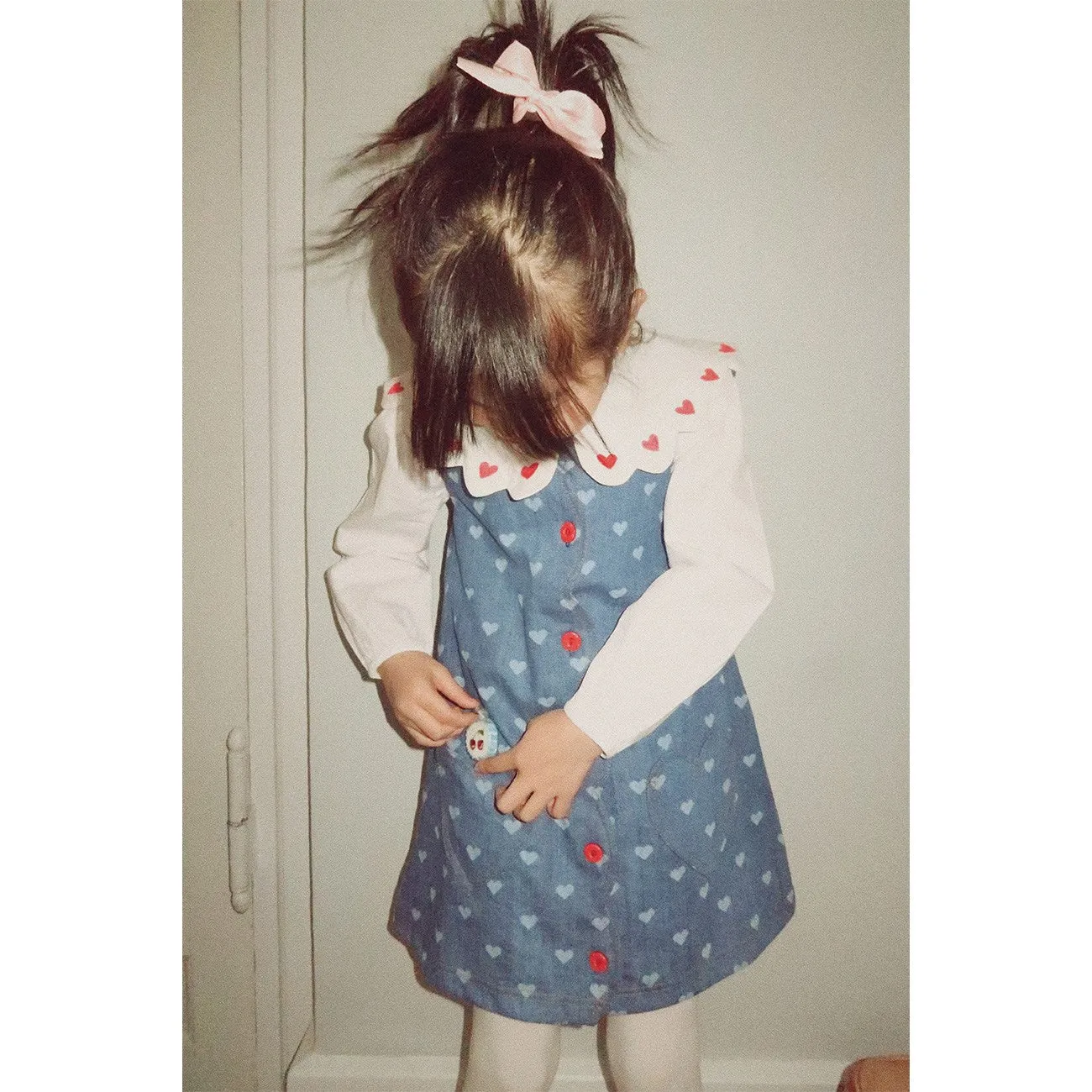 Flss Blue Denim/Hearts Lollo Dress