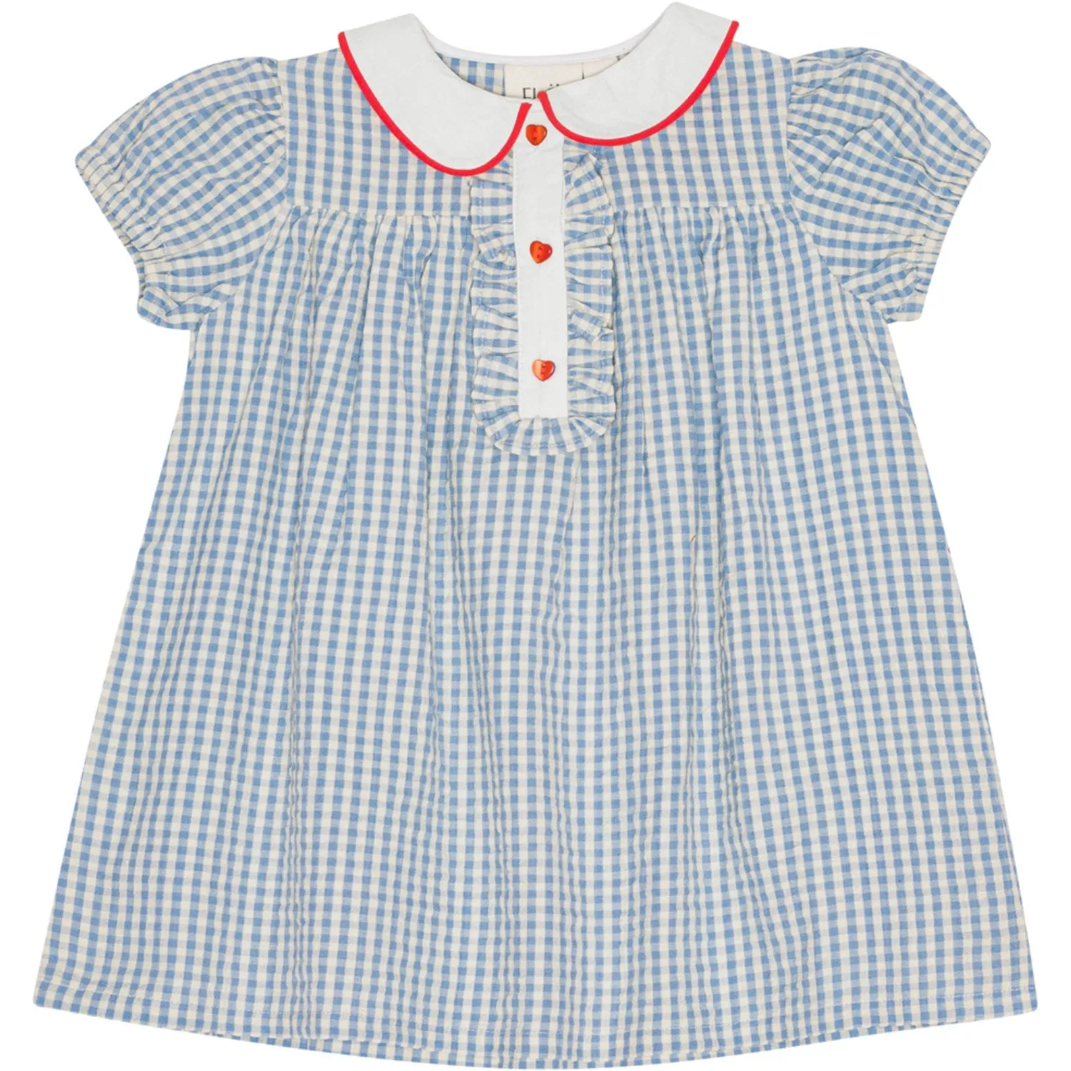 Flss Blue/Soft White Gingham River Dress