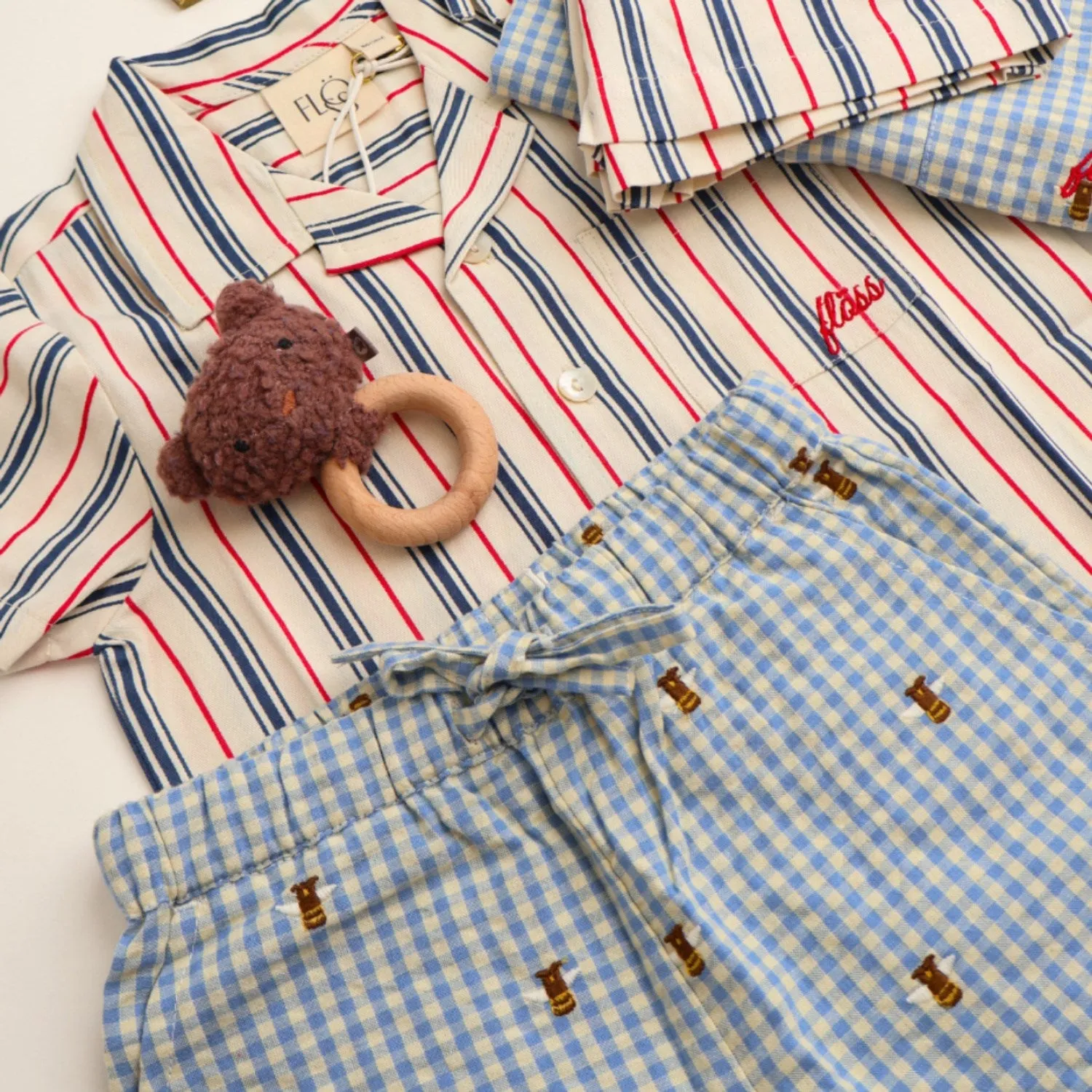 Flss Red/Blue stripes Miles Shirt