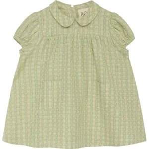 Flss Stella Dress Lime Gingham