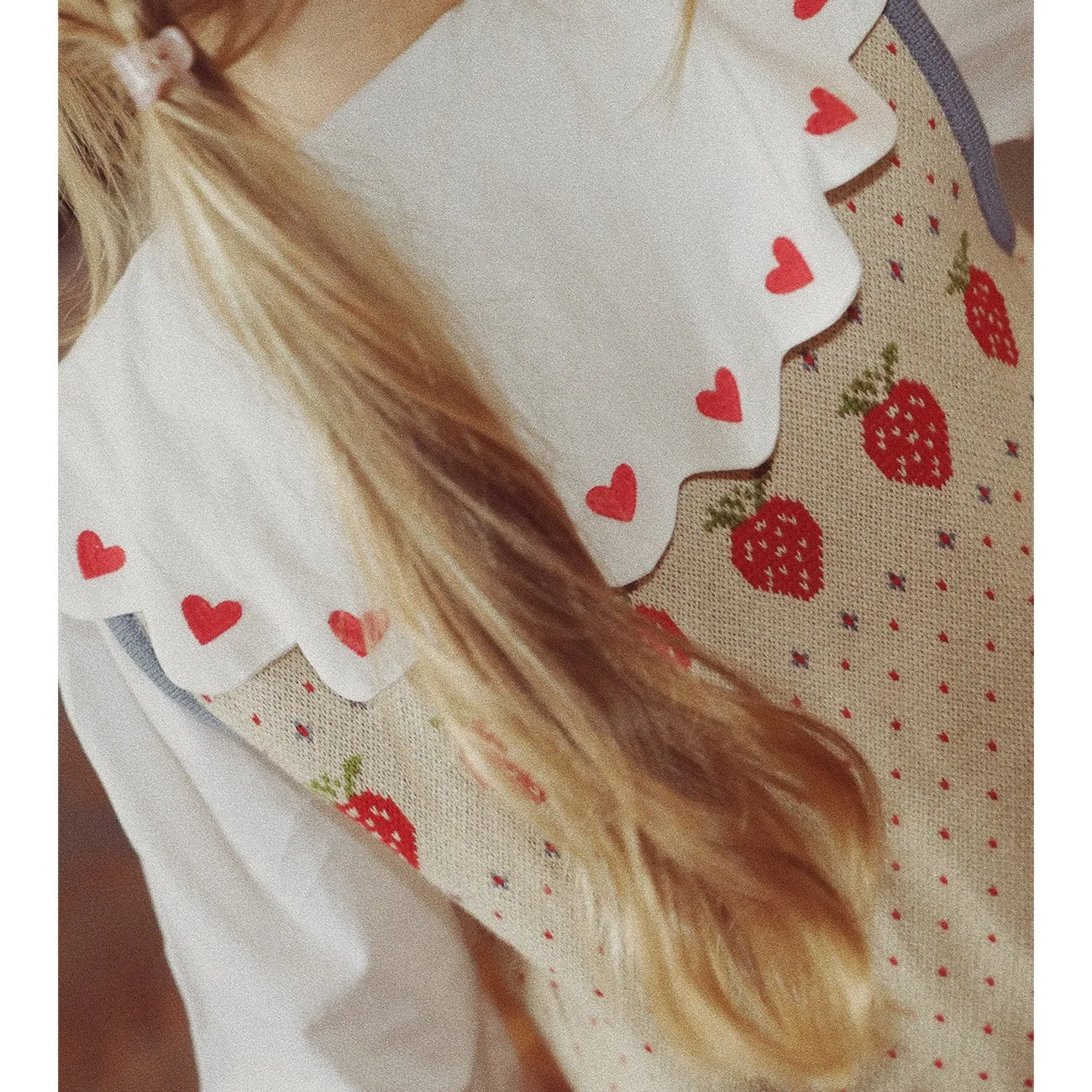 Flss White/Ruby Red Ever Blouse