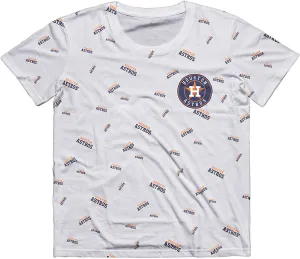FOCO MLB Men's Houston Astros Mini Wordmark Tee