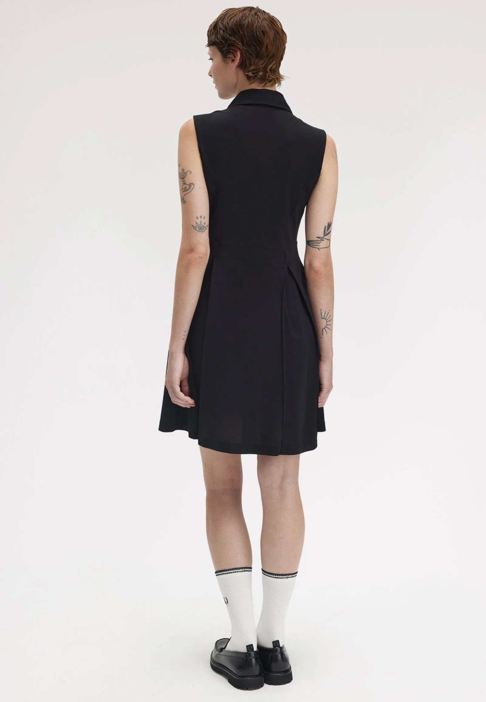 Fred Perry - Mesh Shirt Black - Dress