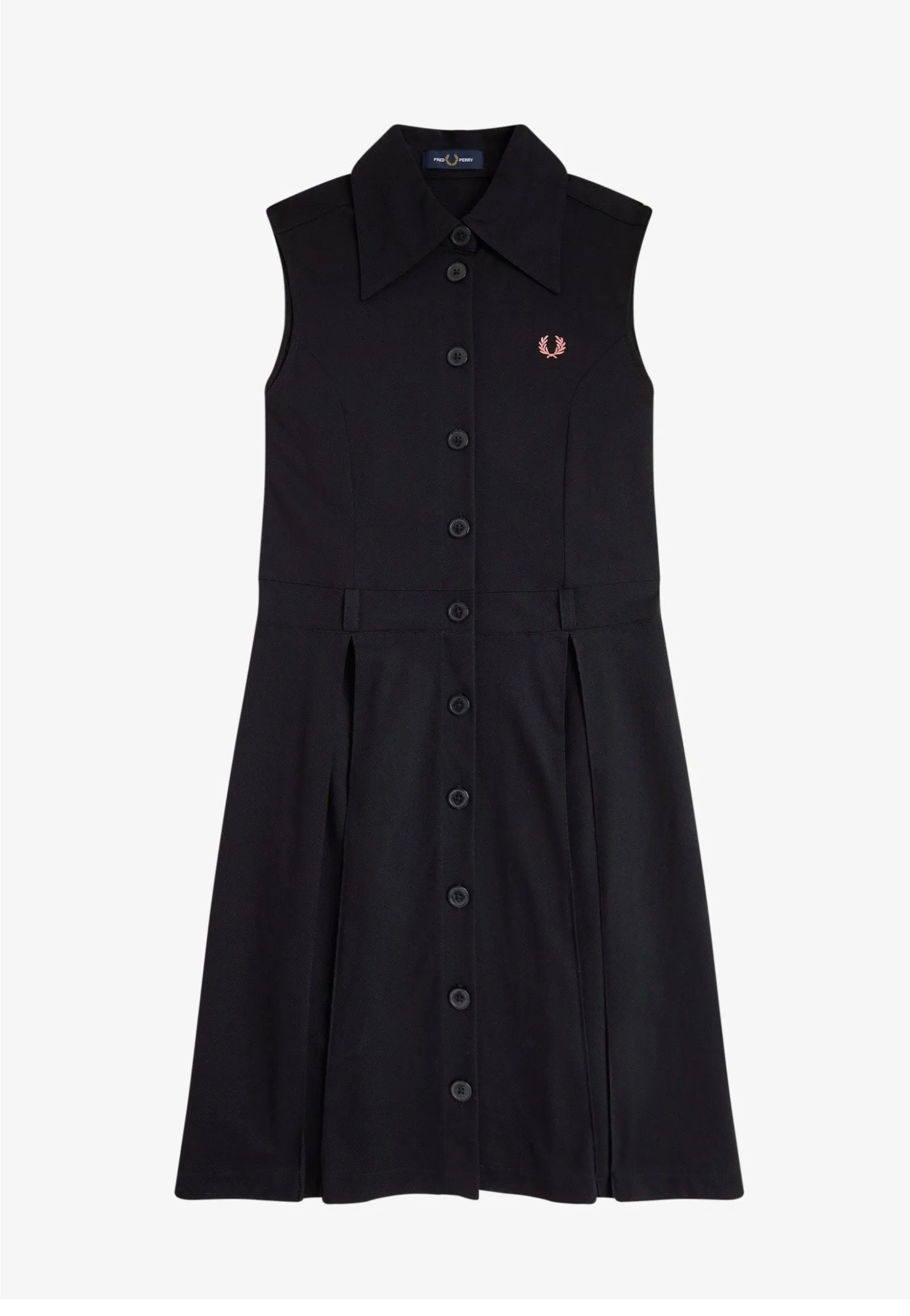 Fred Perry - Mesh Shirt Black - Dress